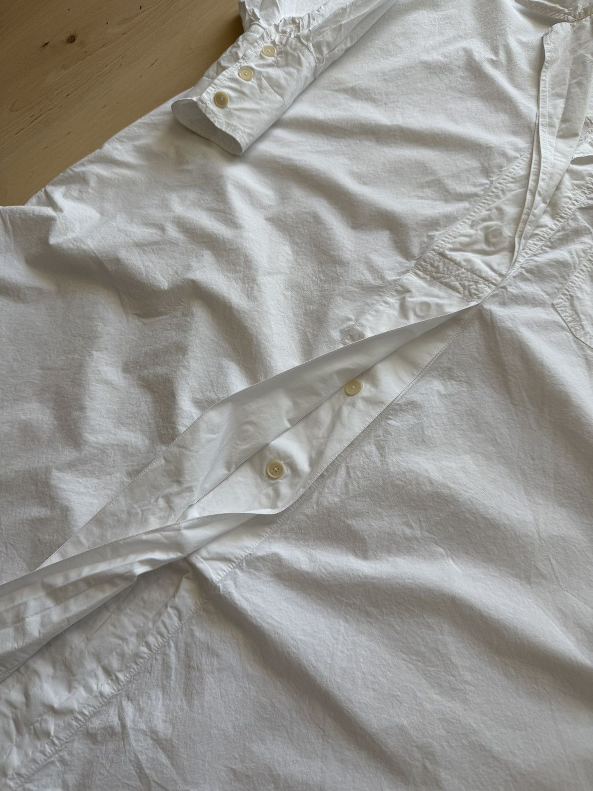 Other Bagutta white long oversized button down dress 3/4 sleeve Size S / US 4 / IT 40 - 4 Thumbnail