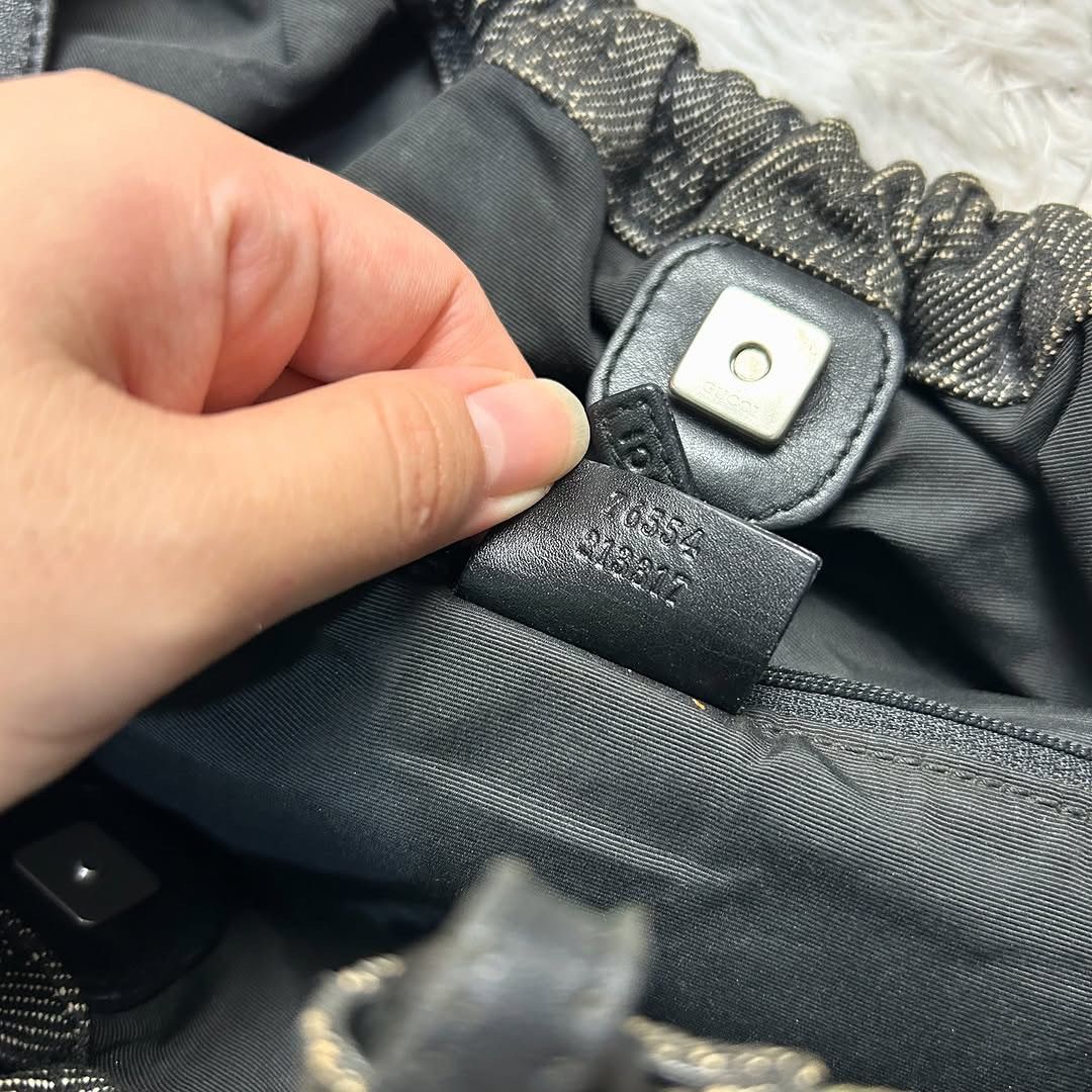 Gucci Gucci monogram GG denim hobo bag Size ONE SIZE - 5 Thumbnail