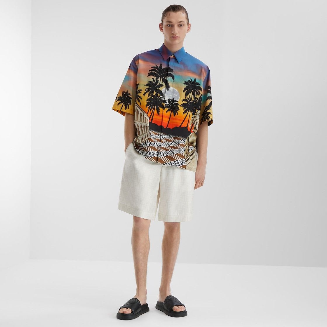 Fendi o1s1wg111025 Shirt in Multicolor Size US XL / EU 56 / 4 - 4 Thumbnail
