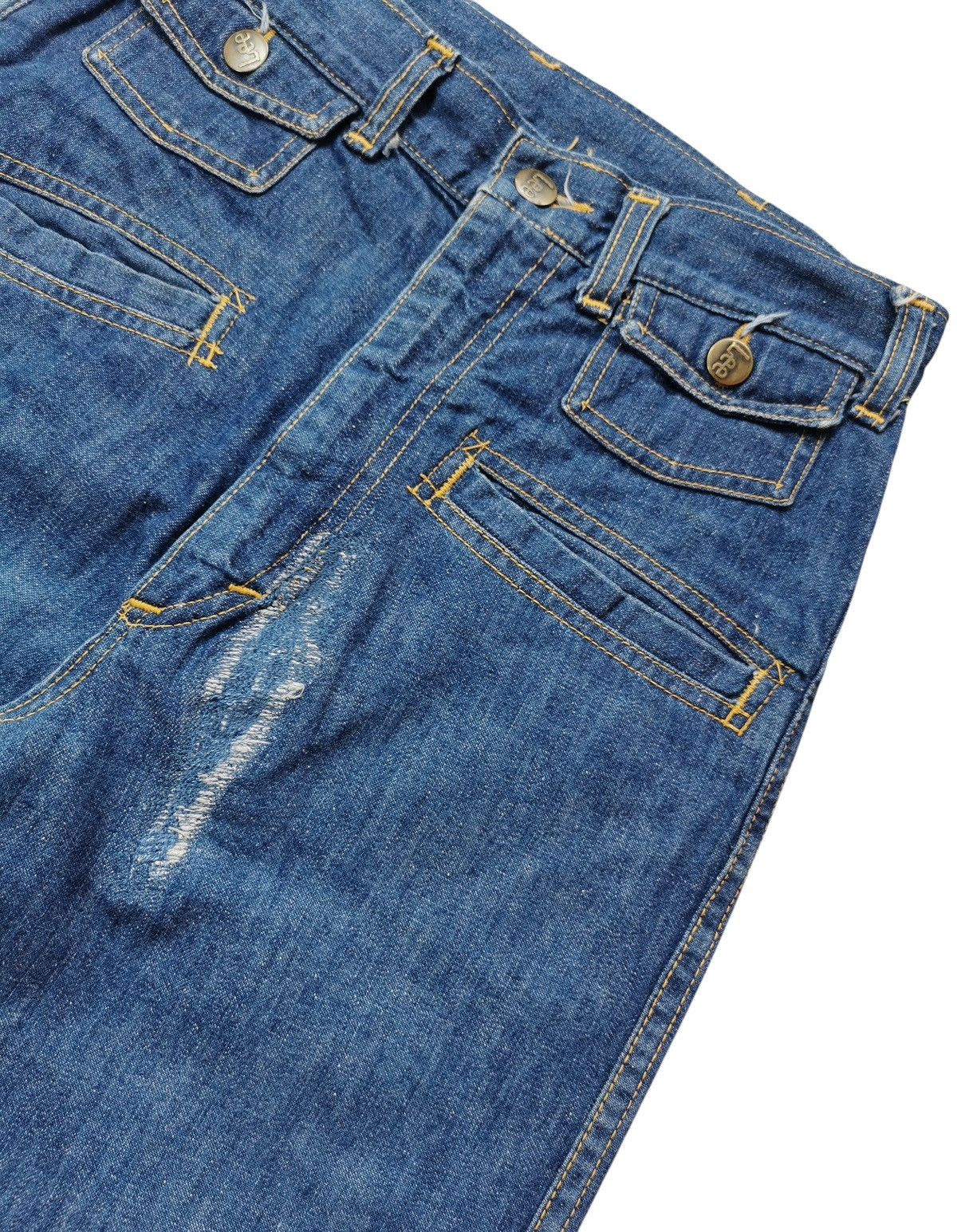 Lee 70s,80s Lee Vintage Bootcut Jeans Talon 42 Zipper Size 27" / US 4 / IT 40 - 2 Thumbnail