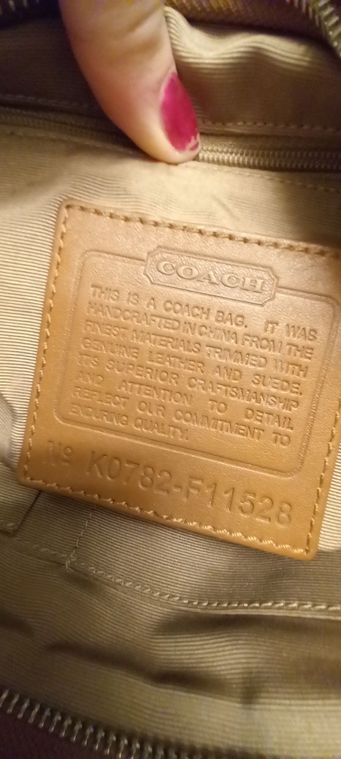 Coach Coach Handbag Size ONE SIZE - 7 Thumbnail