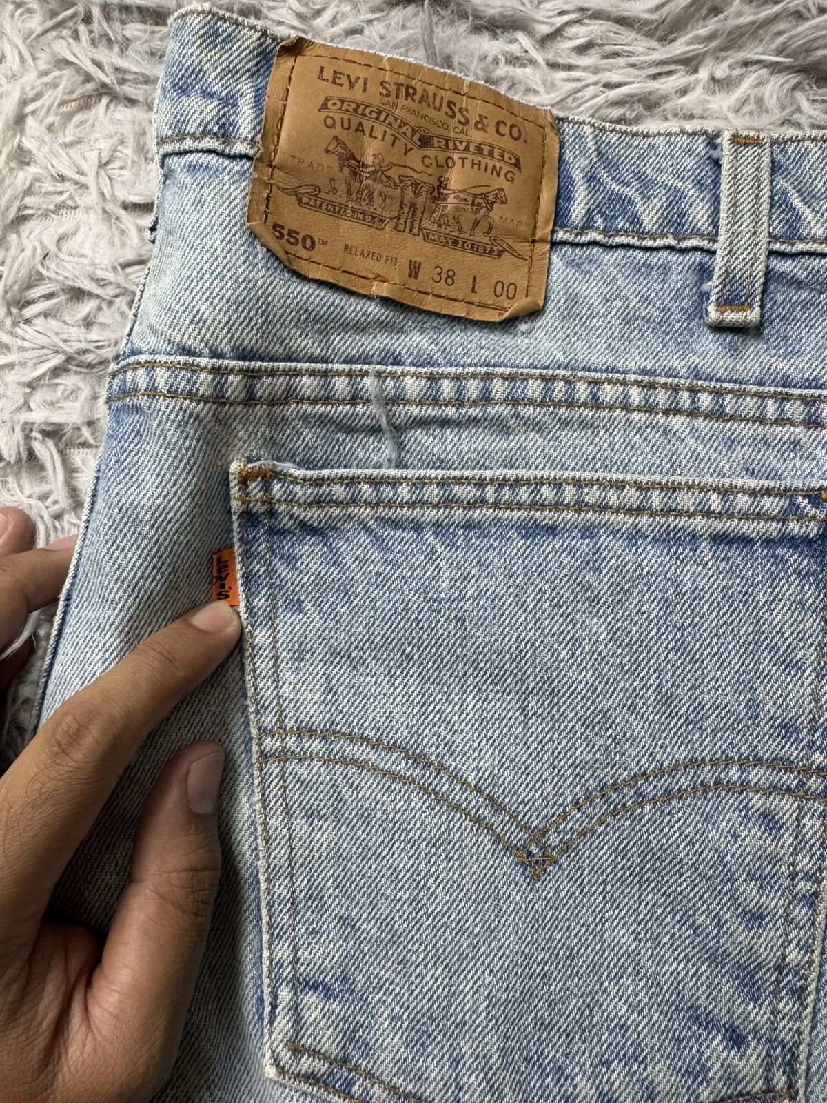 Levi's Levis Orange Tag Shorts Size US 38 / EU 54 - 8 Thumbnail