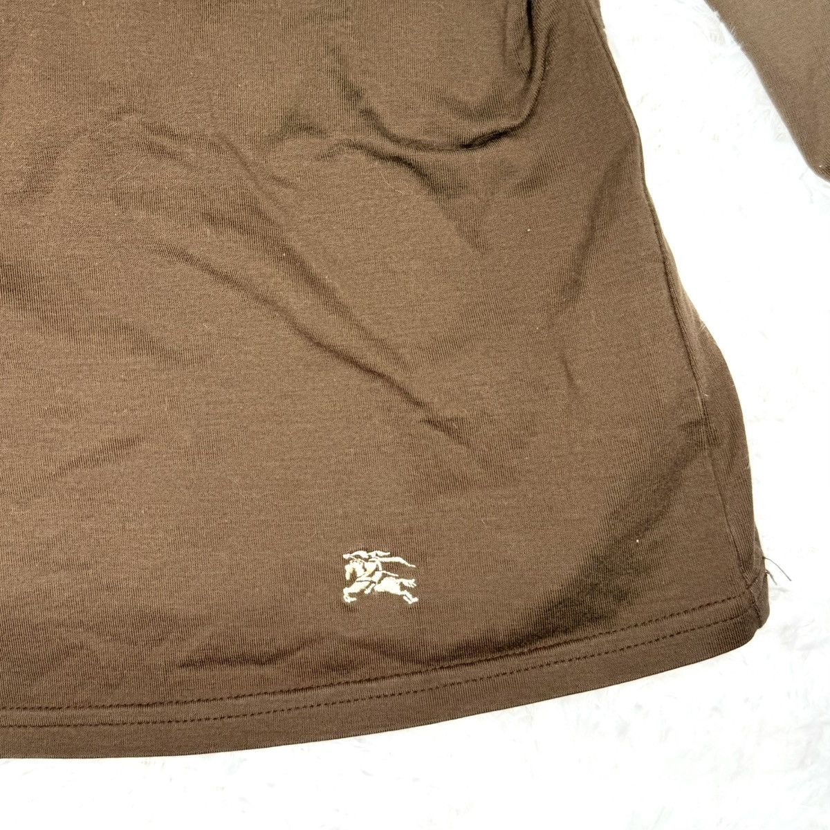 Burberry Burberry Women 3/4 sleeve tops Nova Check Brown Horse Size M / US 6-8 / IT 42-44 - 2 Thumbnail