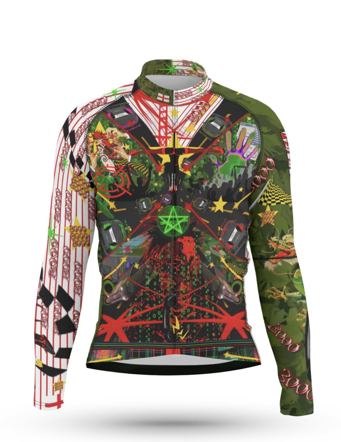Other UK Dragon City 3000 uk custom jersey Size US S / EU 44-46 / 1 - 1 Thumbnail
