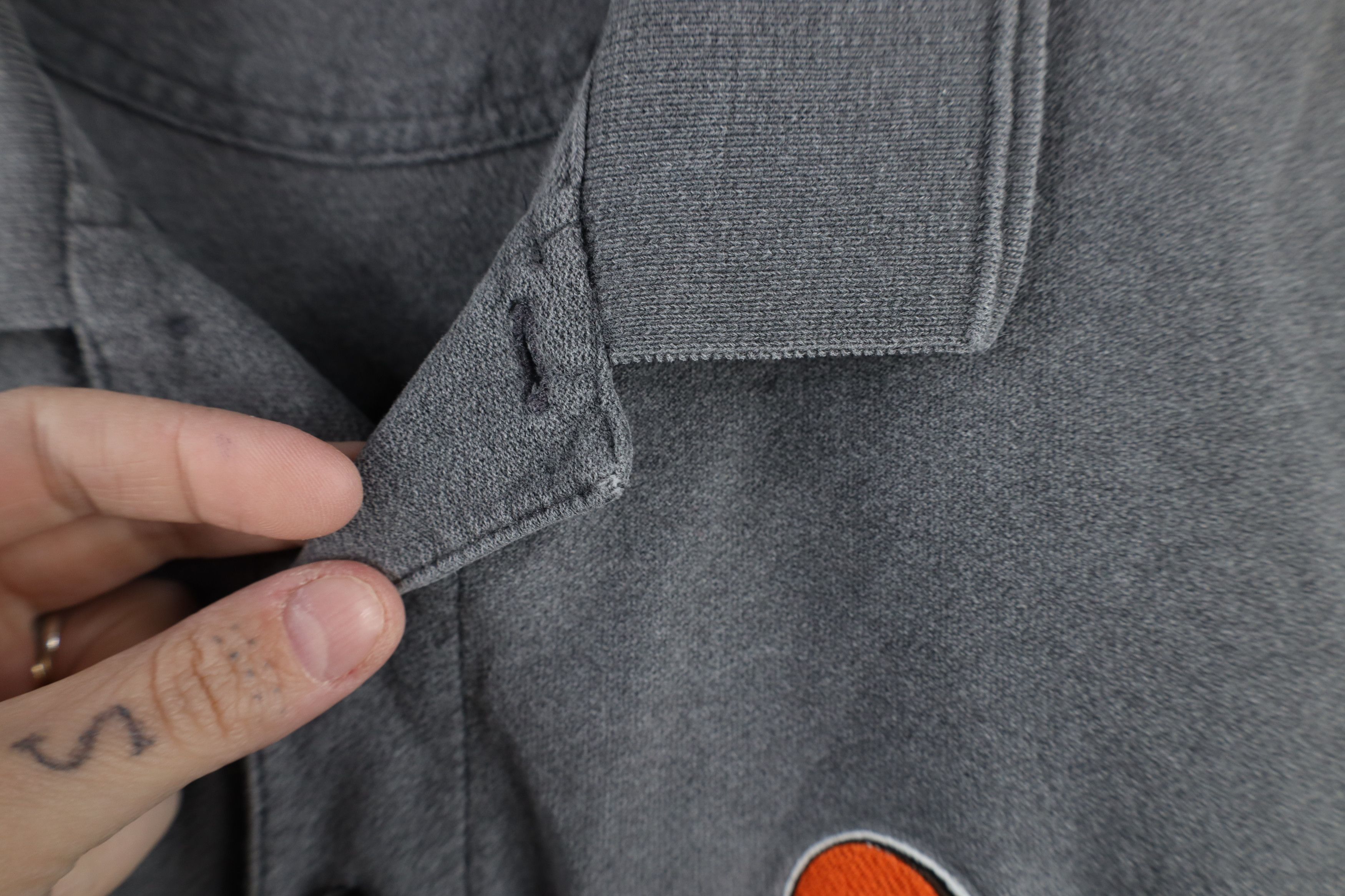 Vintage Vintage 90s Spell Out Cleveland Browns Football Polo Gray Size US L / EU 52-54 / 3 - 6 Thumbnail