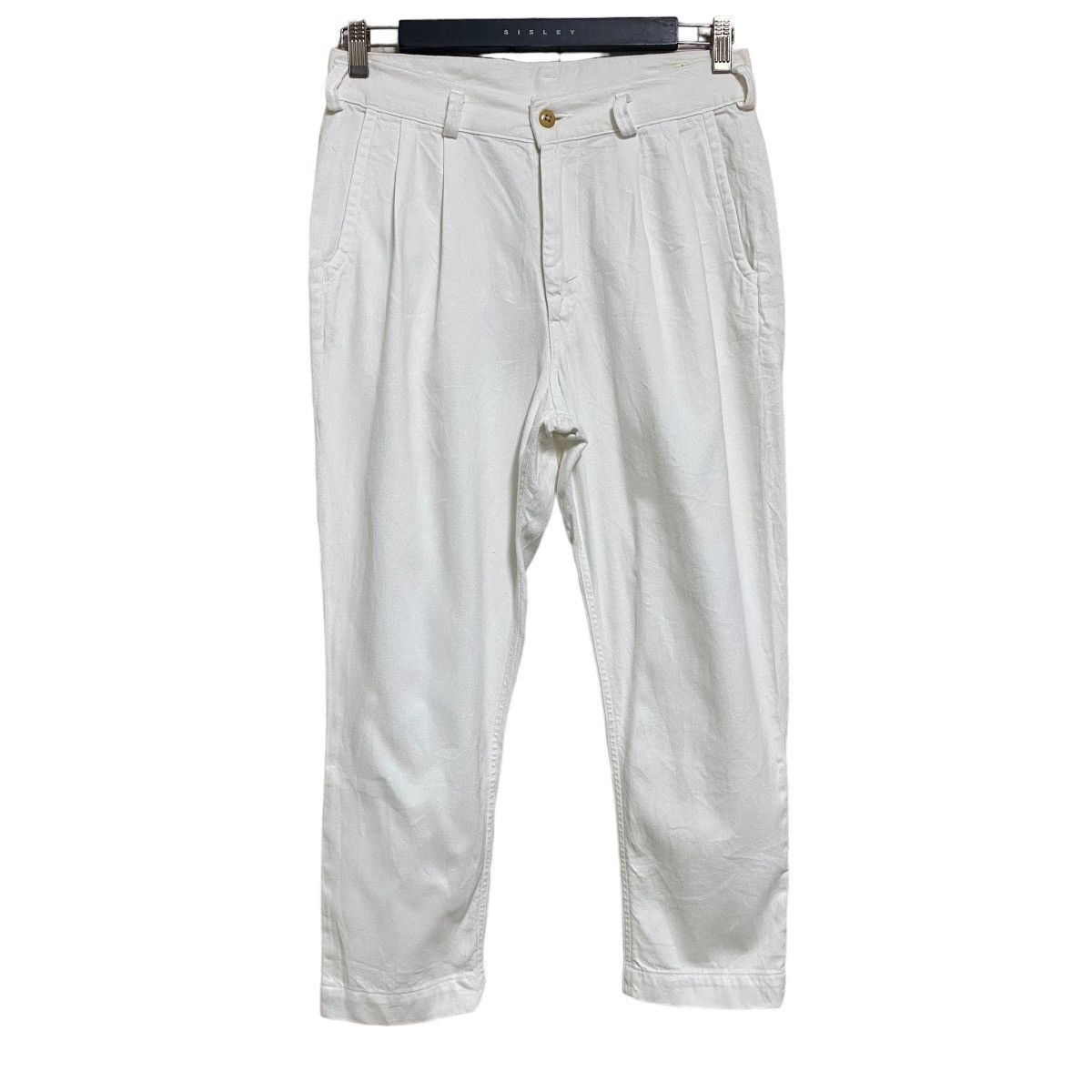 Orslow Orslow White Billy Cropped Pants Size US 29 - 2 Thumbnail