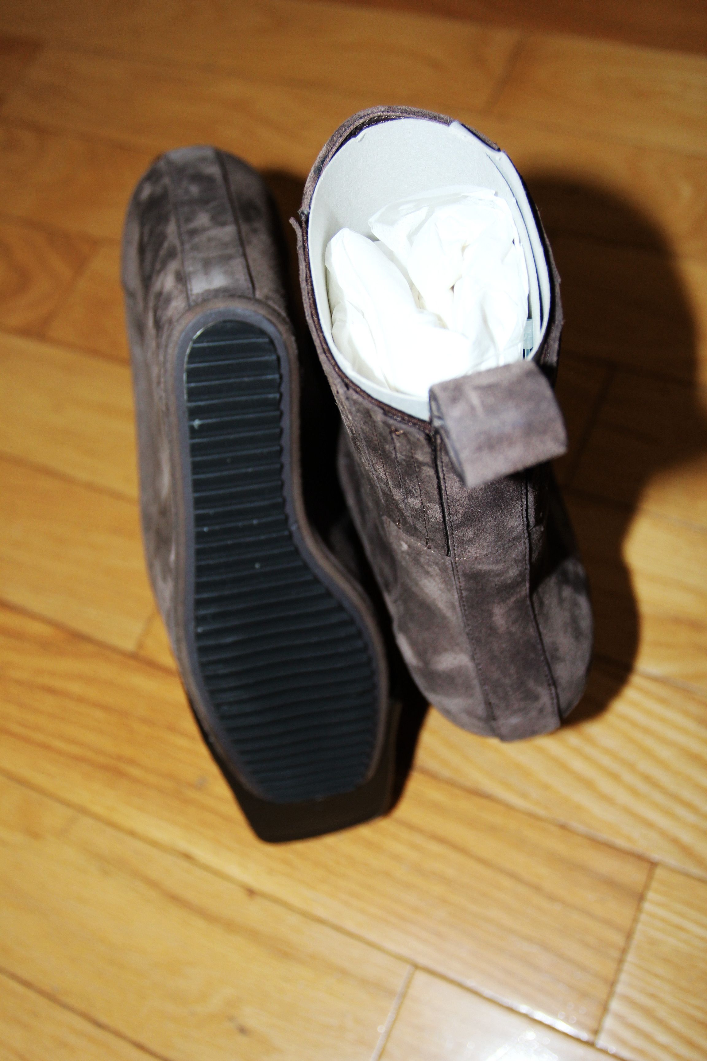 Rick Owens BNWT AW25 RICK OWENS "CONCORDIANS" GRILLED WEDGE BEATLE 38 Size US 8 / IT 38 - 9 Thumbnail