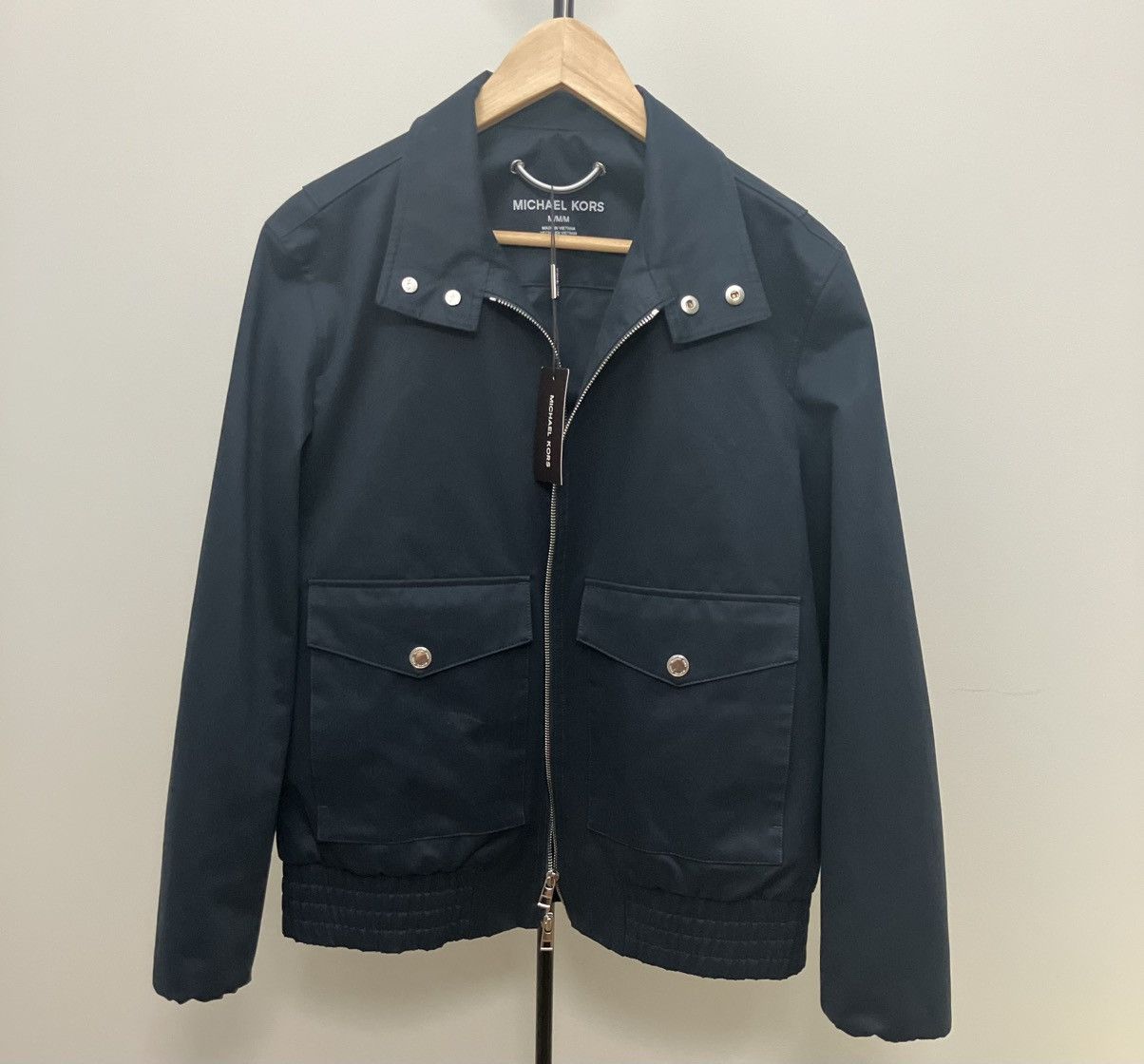 Michael Kors Michael Kors Men’s Cotton Blend Blouson Jacket - Size M Size US M / EU 48-50 / 2 - 1 Thumbnail