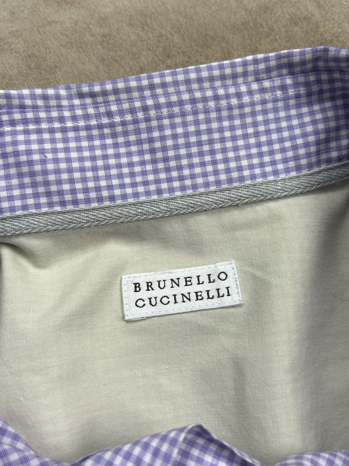 Brunello Cucinelli Brunello Cucinelli cotton shirt mens size-S Size US S / EU 44-46 / 1 - 9 Thumbnail