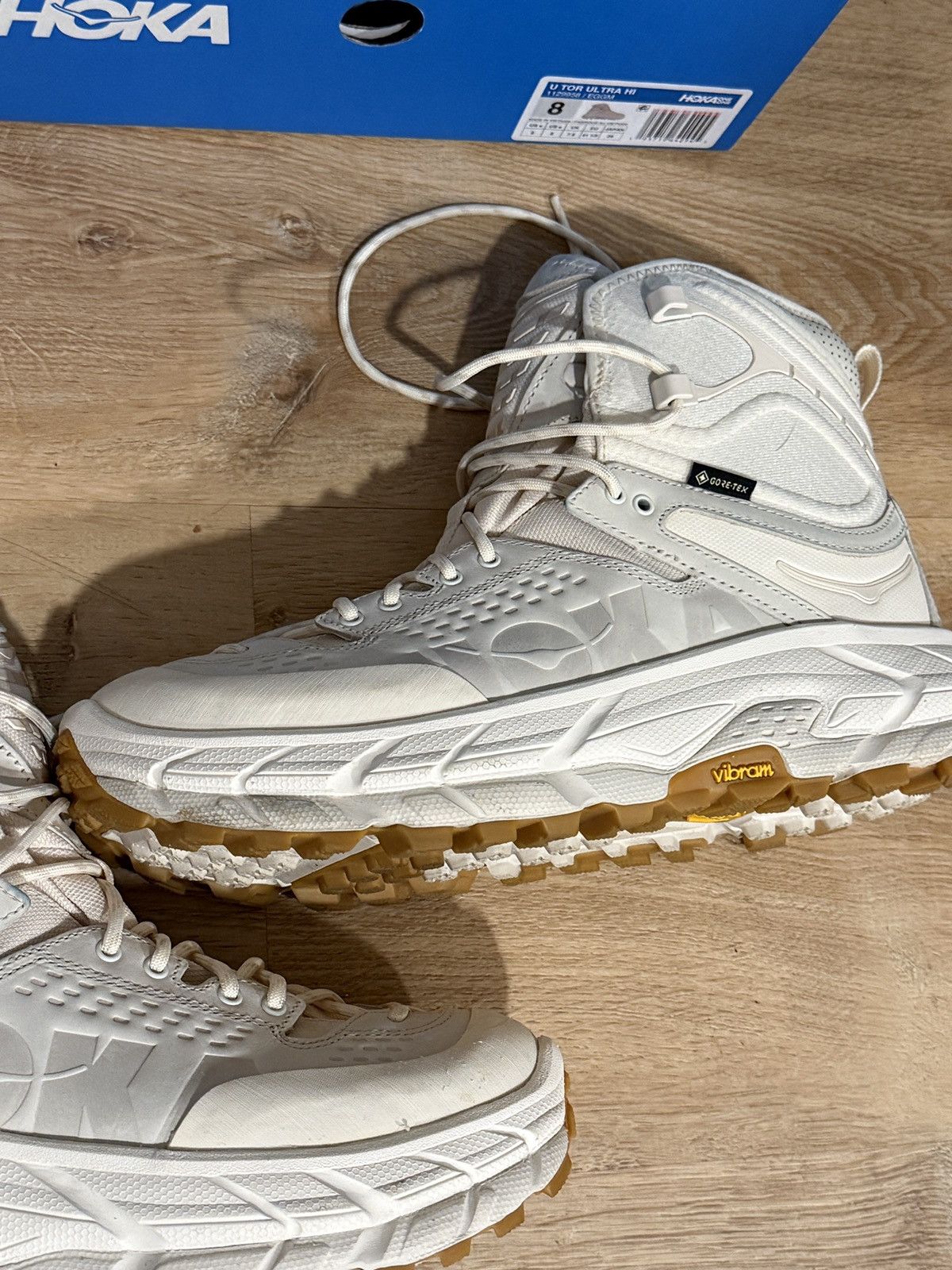Hoka Hoka Tor Ultra Hi Eggnog Size 8M Size US 8 / EU 41 - 5 Thumbnail
