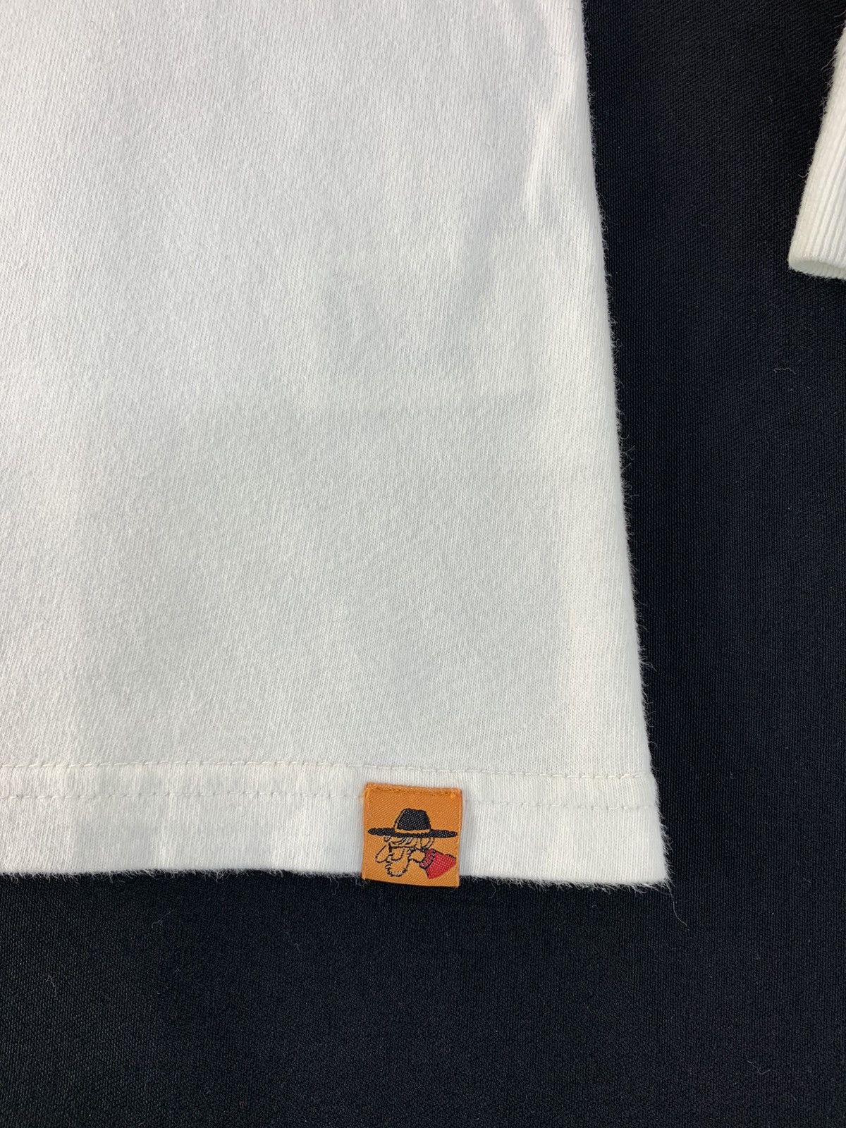 Japanese Brand Left Alone Embroidery Logo Side Tape Sleeve Donut Tee Size US M / EU 48-50 / 2 - 12 Thumbnail