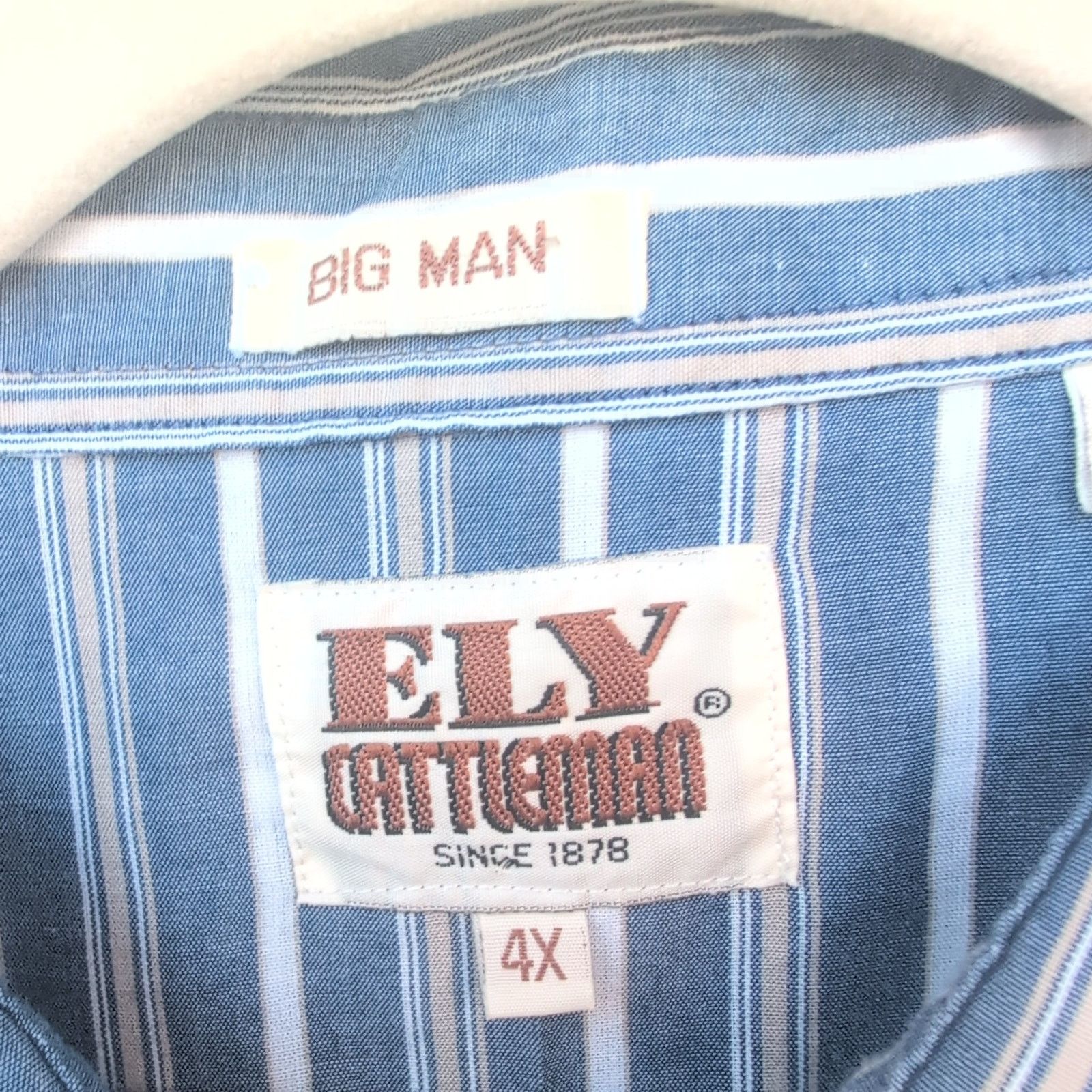 Other Vintage Ely Cattleman Western PearlSnap FarmWorn Men's 4XL Size US XXL / EU 58 / 5 - 4 Thumbnail