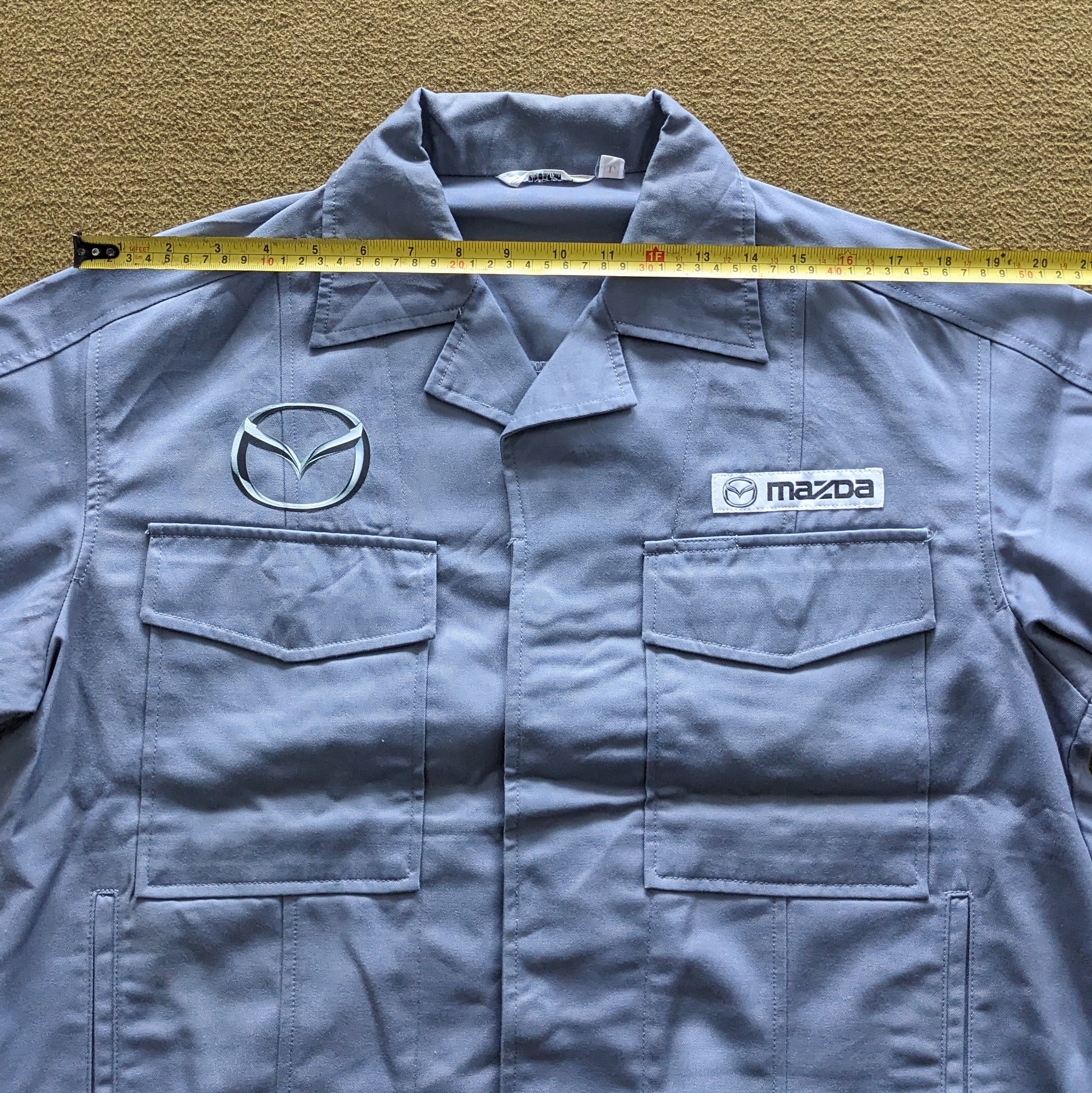 Vintage Vintage MAZDA Japanese Motorsports Uniform Workers Jacket Size US L / EU 52-54 / 3 - 6 Thumbnail