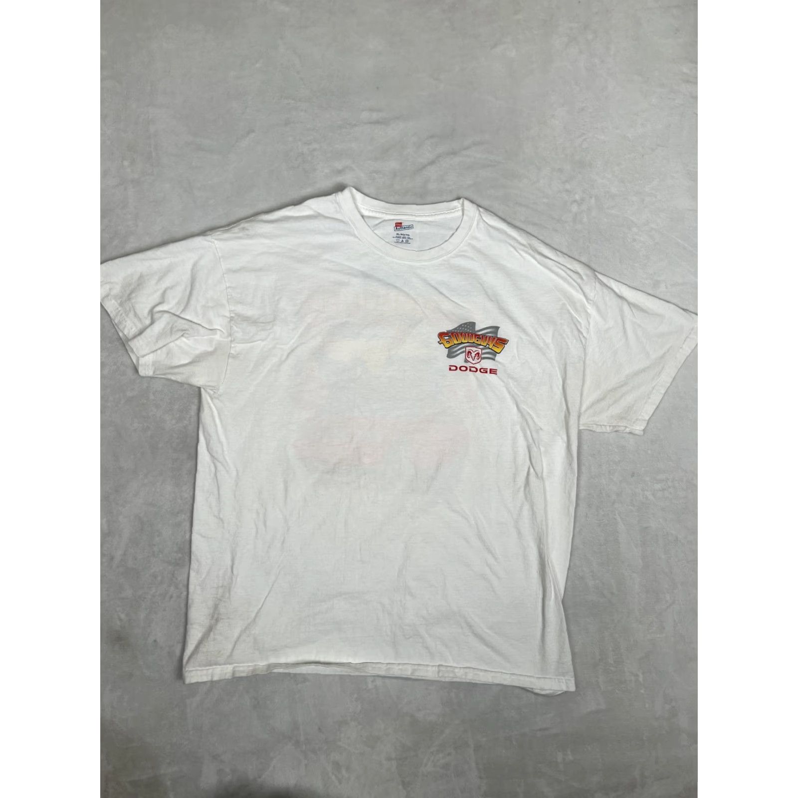 Hanes VINTAGE Goodguys Charger T-Shirt Mens XL White Muscle Car Graphic Hanes Mel's Drive-In Size US XL / EU 56 / 4 - 3 Thumbnail