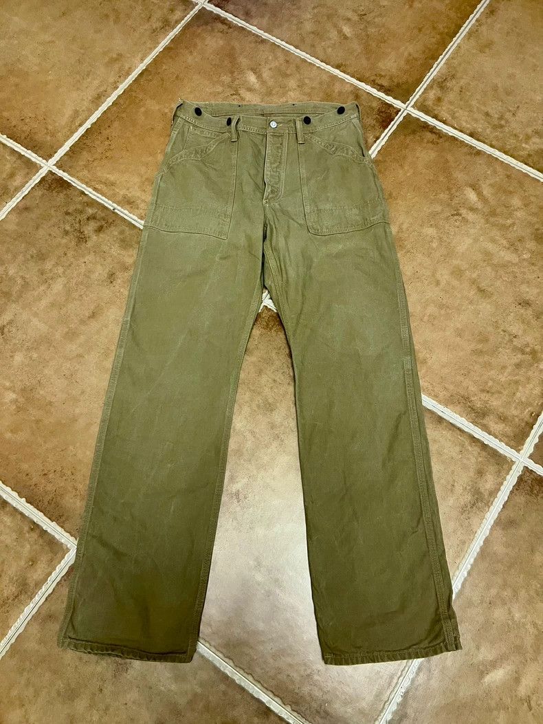 Freewheelers Rare Vintage Khaki Work Pants Size 34 Size US 34 / EU 50 - 1 Thumbnail