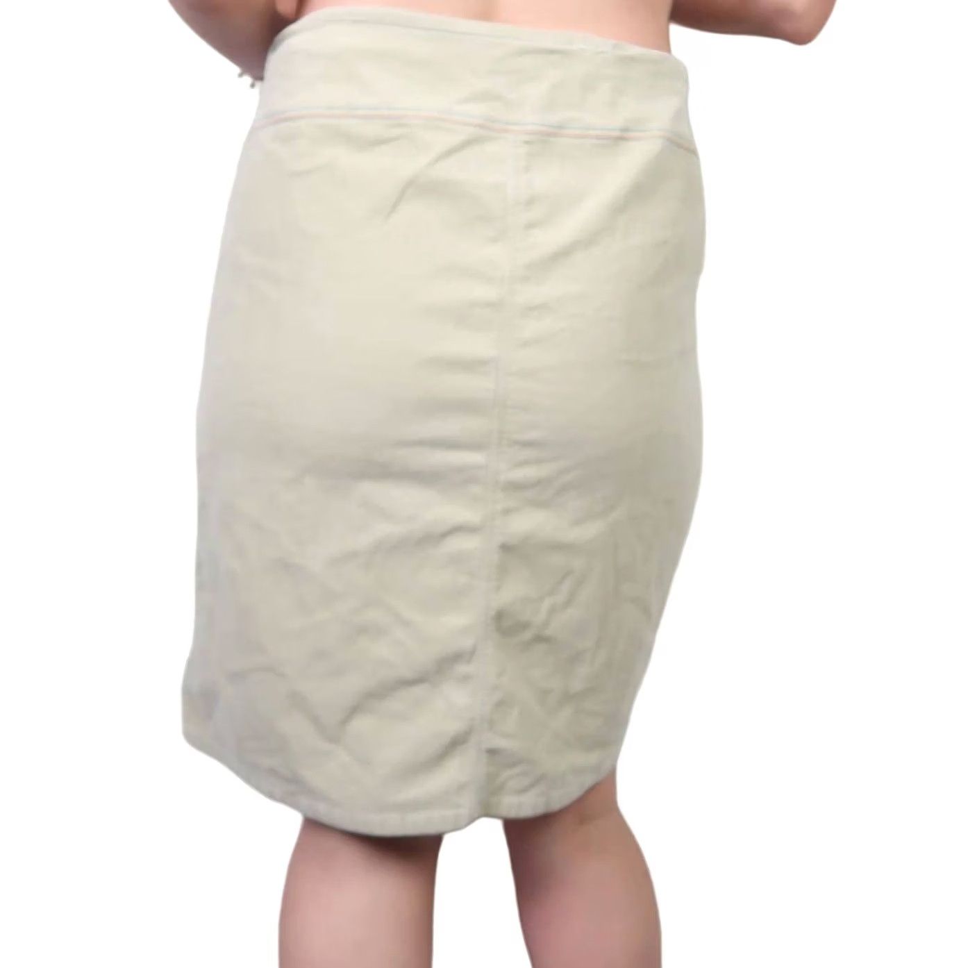 American Eagle Outfitters VINTAGE American Eagle Skirt 8 tan corduroy mini Y2K Women Size 30" / US 8 / IT 44 - 2 Thumbnail