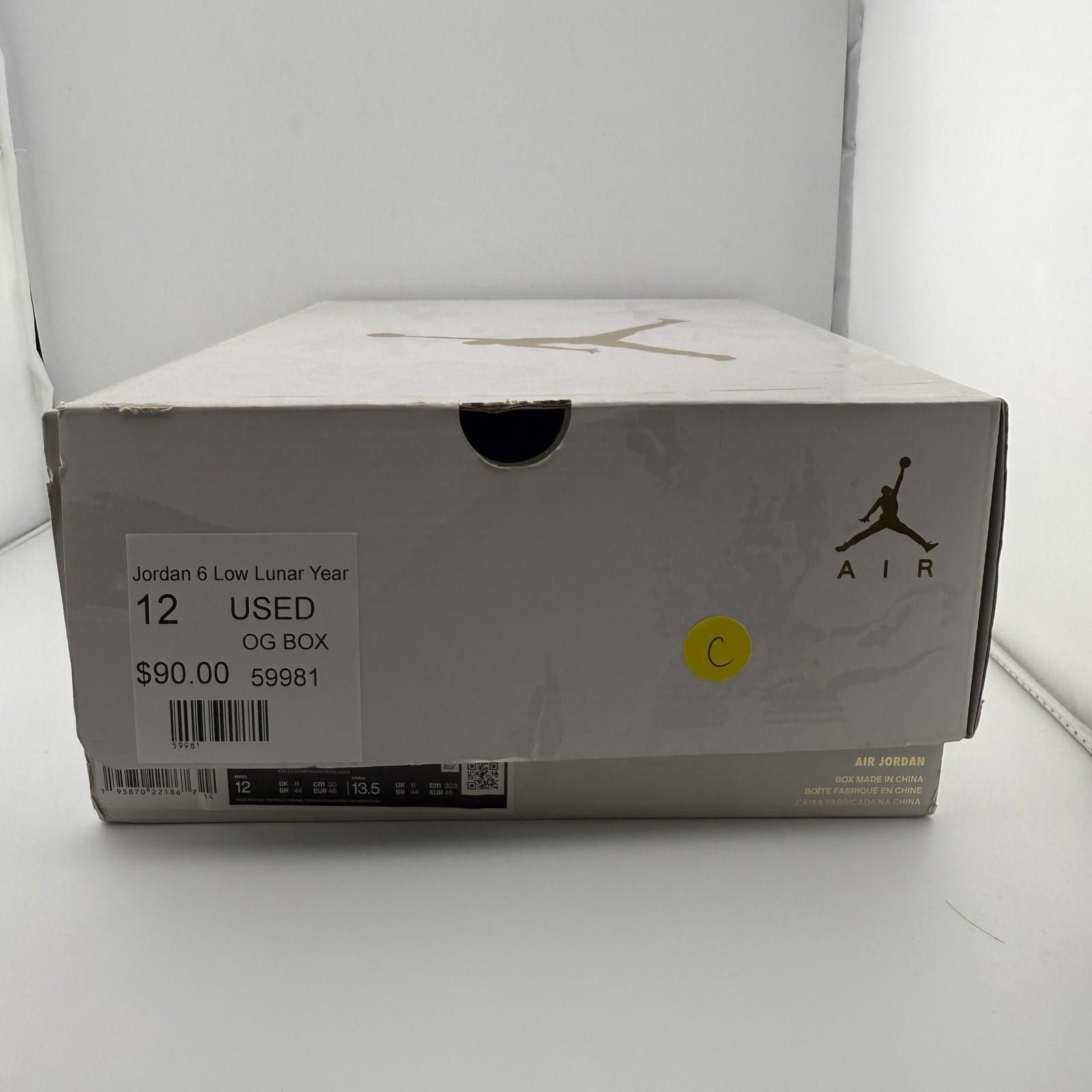 Jordan Brand Jordan 6 Low Lunar Year Size 12 Used Size US 12 / EU 45 - 7 Thumbnail