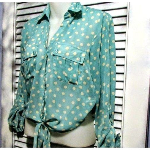 Other Takara Sm Tie Front Blouse Size S / US 4 / IT 40 - 7 Thumbnail