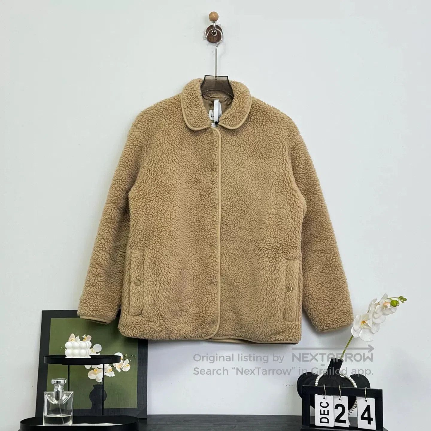 Burberry Sherpa Jacket in UK8 Size.