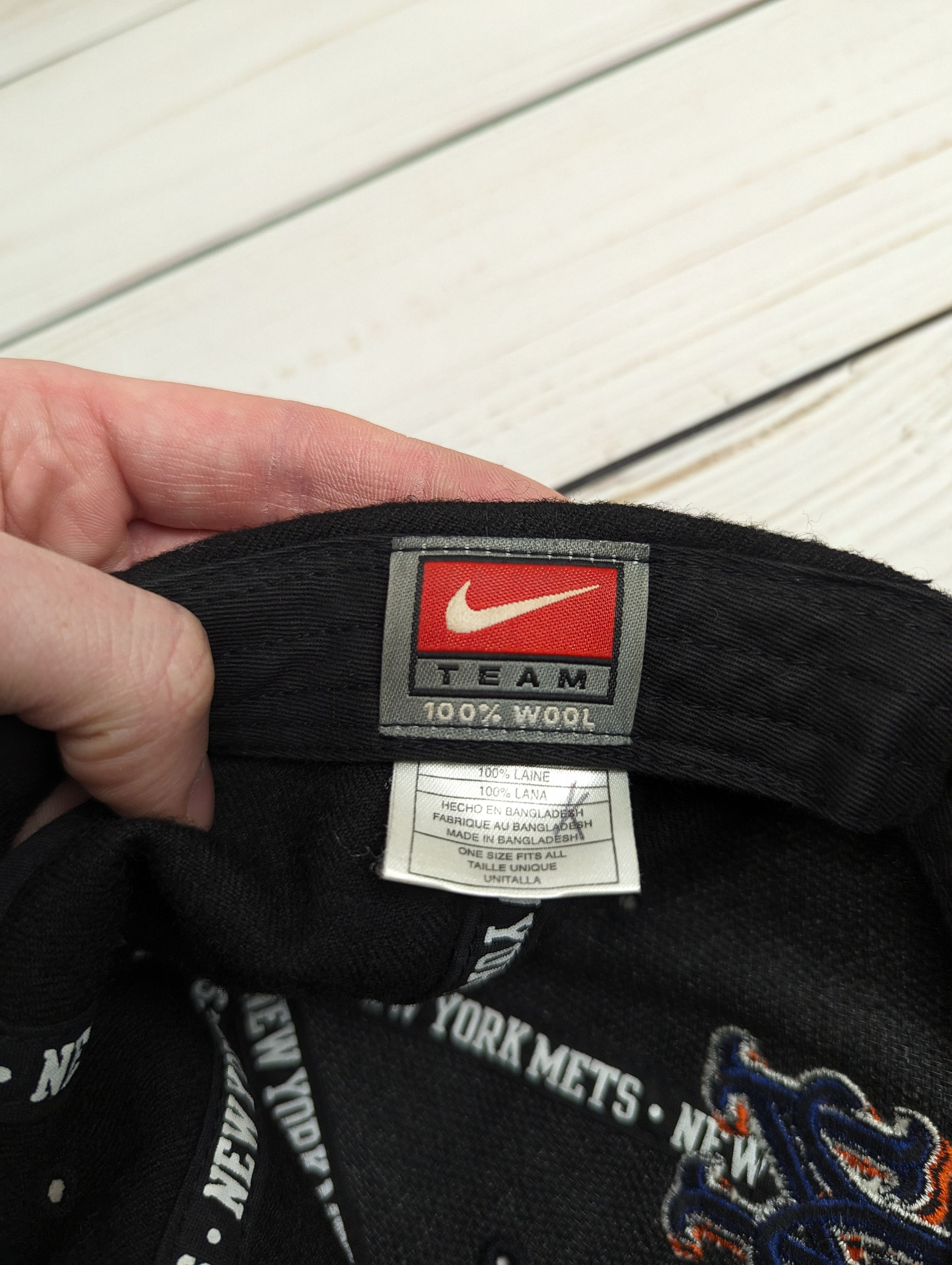Nike × Vintage Vintage Nike New York Mets 90th wool cap one size Size ONE SIZE - 7 Thumbnail