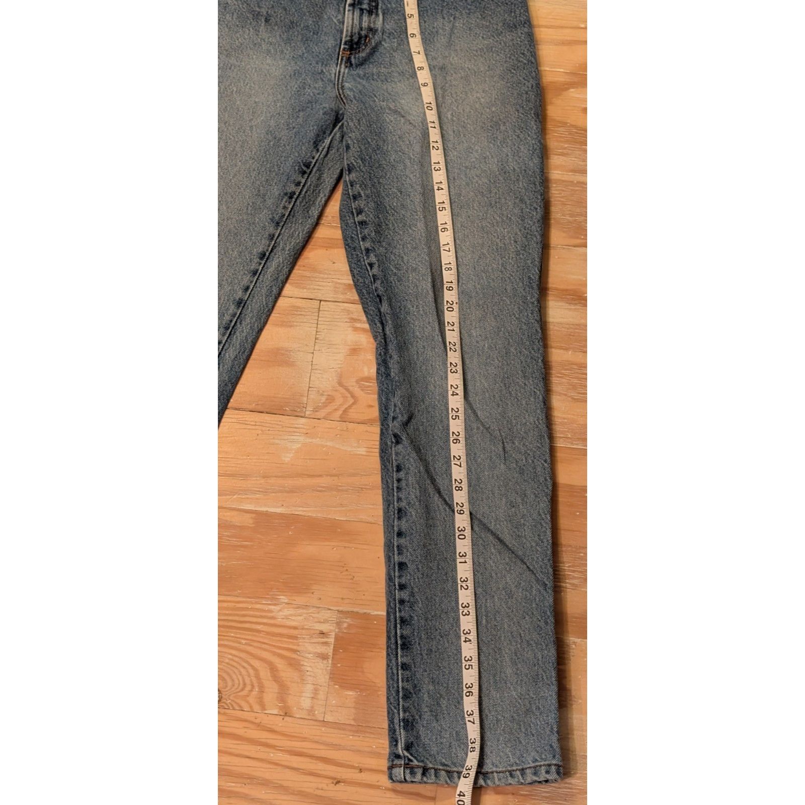 The Unbranded Brand Bongo by Gene Montesano Size 11 Jeans High Rise USA Made VTG Size 34" / US 12 / IT 48 - 2 Thumbnail