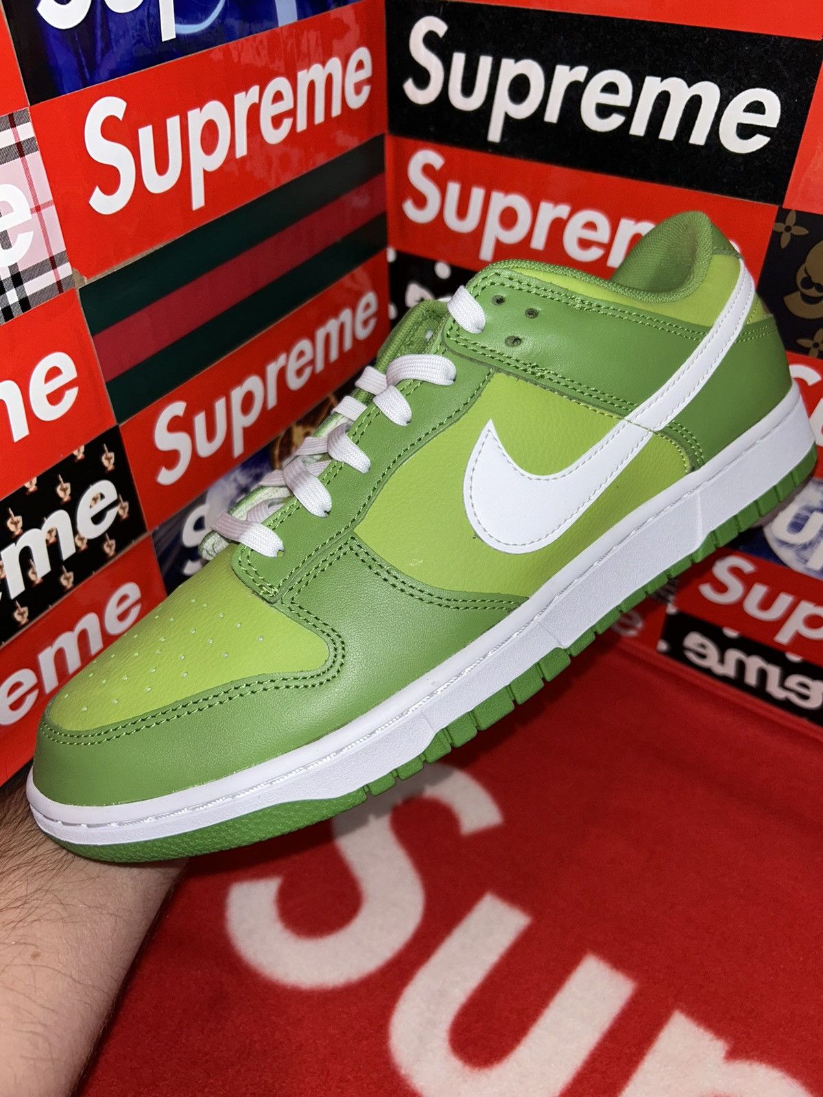 Nike Nike Dunk Low Chlorophyll DJ6188-300 size 12 NEW Size US 12 / EU 45 - 6 Thumbnail
