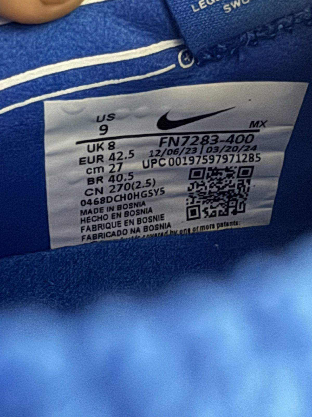 Nike Men’s Size 9-Nike Tiempo Legend 10 Elite SG-PRO Size US 9 / EU 42 - 2 Thumbnail