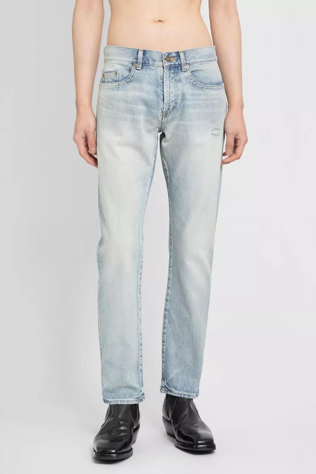 Saint Laurent Paris o1bcso1str0924 Etienne Pants in Blue Size US 30 / EU 46 - 1 Thumbnail