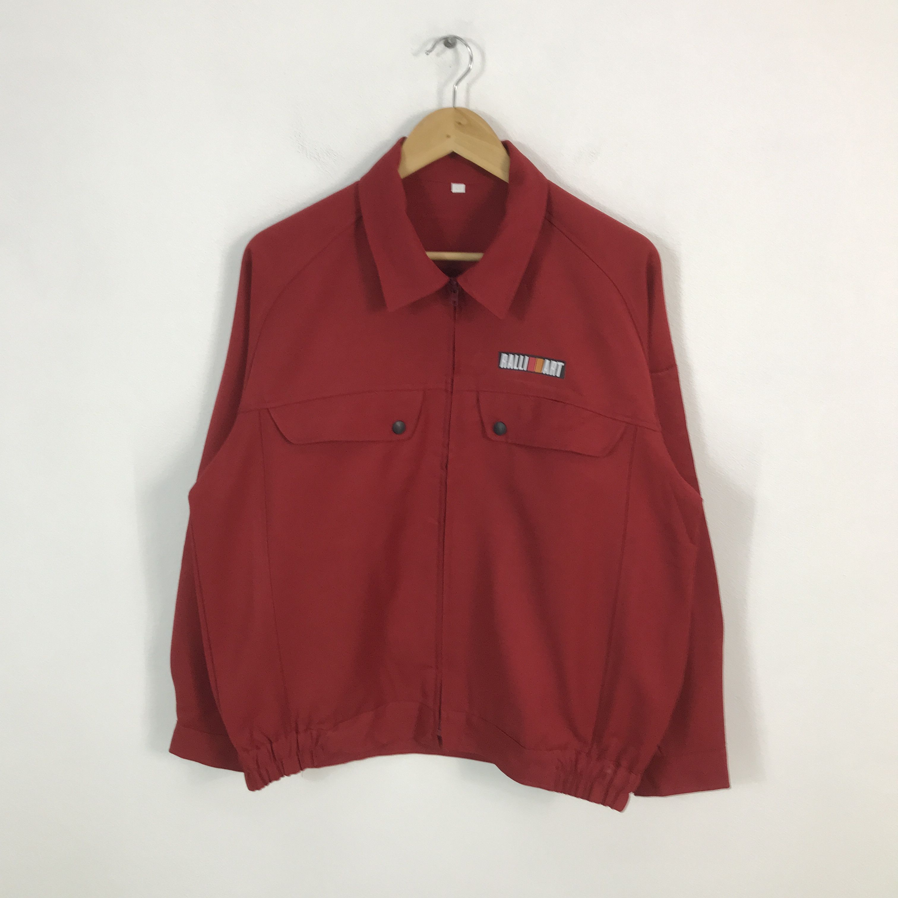 Japanese Brand Vtg mitsubishi racing motorsport work uniform custom jacket Size US L / EU 52-54 / 3 - 1 Thumbnail