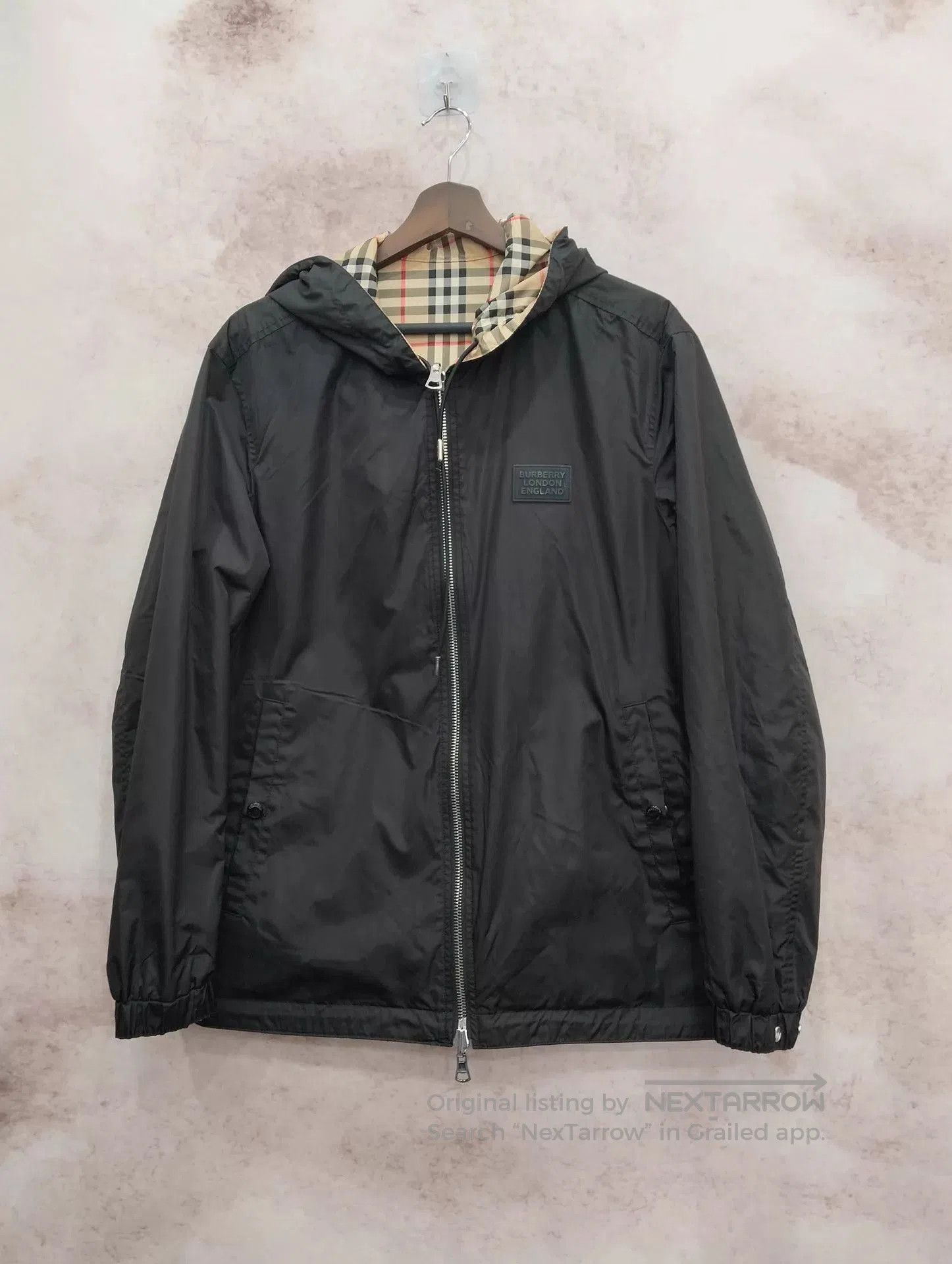 Burberry Plaid Hooded Light Jacket XS. Size US XS / EU 42 / 0 - 4 Thumbnail