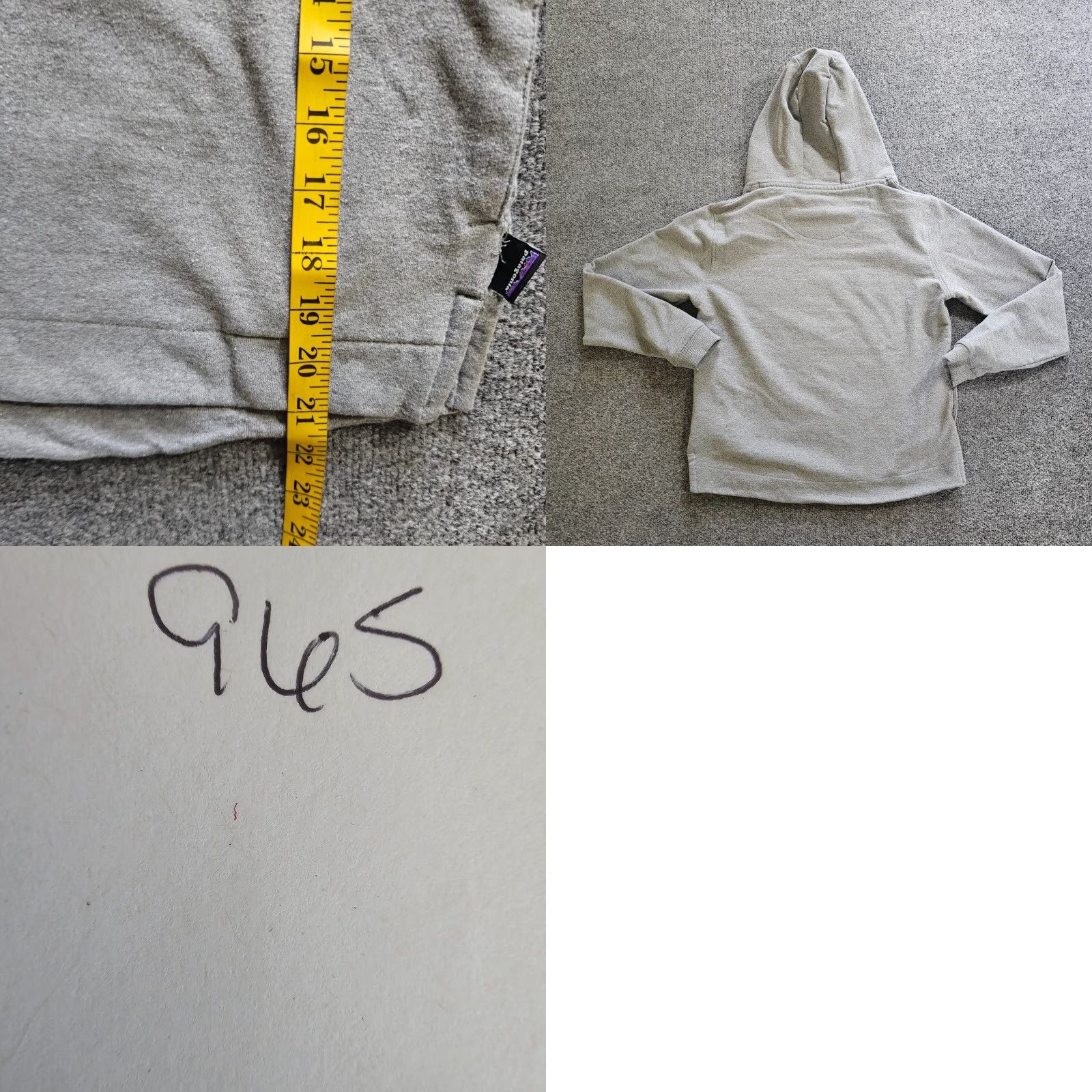 Patagonia Patagonia Hoodie Womens Small Gray Bear Logo Pullover Hooded Pockets Long Sleeve Shirt Regular Fit Size S / US 4 / IT 40 - 8 Thumbnail