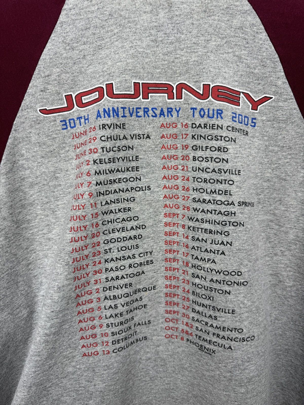 Augusta Sportswear × Band Tees × Vintage Augusta Journey ESC4P3 30th Anniversary tour 2005 tee shirt Size US L / EU 52-54 / 3 - 7 Thumbnail