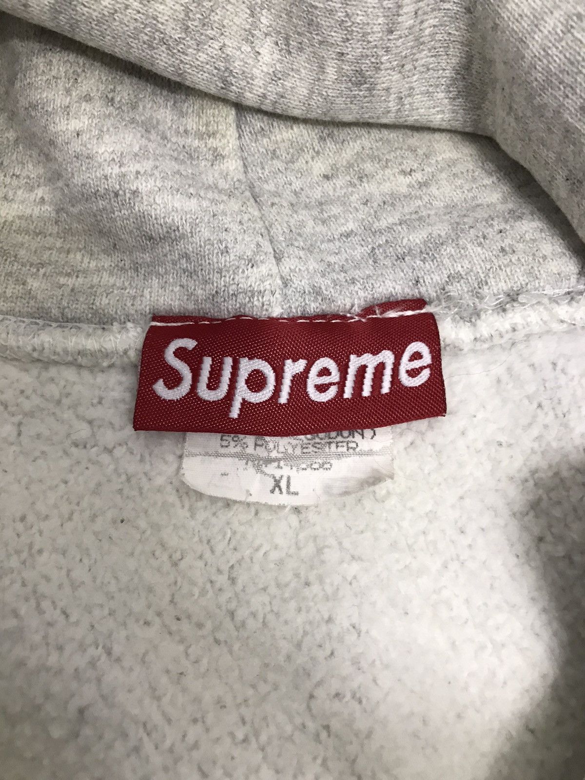 Supreme Supreme Hoodie Grey Sweatshirt Size US XL / EU 56 / 4 - 6 Thumbnail