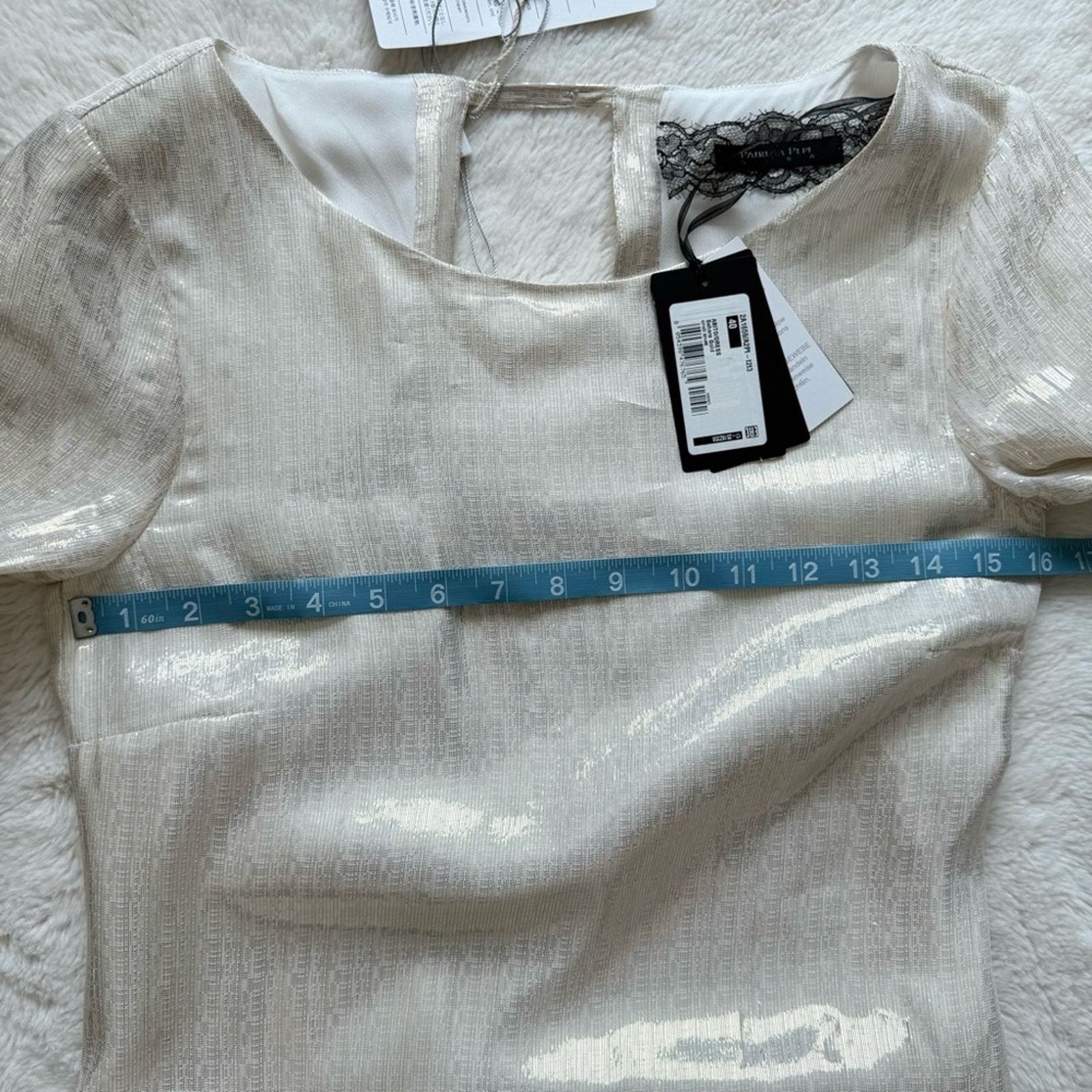 Patrizia Pepe NWT Patrizia Pepe women long sheer dress size 40IT or S 569$ Size S / US 4 / IT 40 - 13 Thumbnail