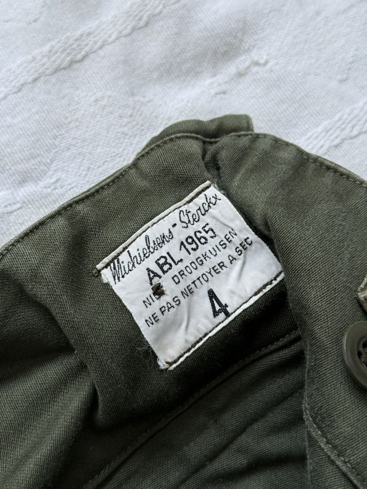 Vintage Vintage 1965 Dated Belgian Cargo Army Military Pants Size US 30 / EU 46 - 5 Thumbnail