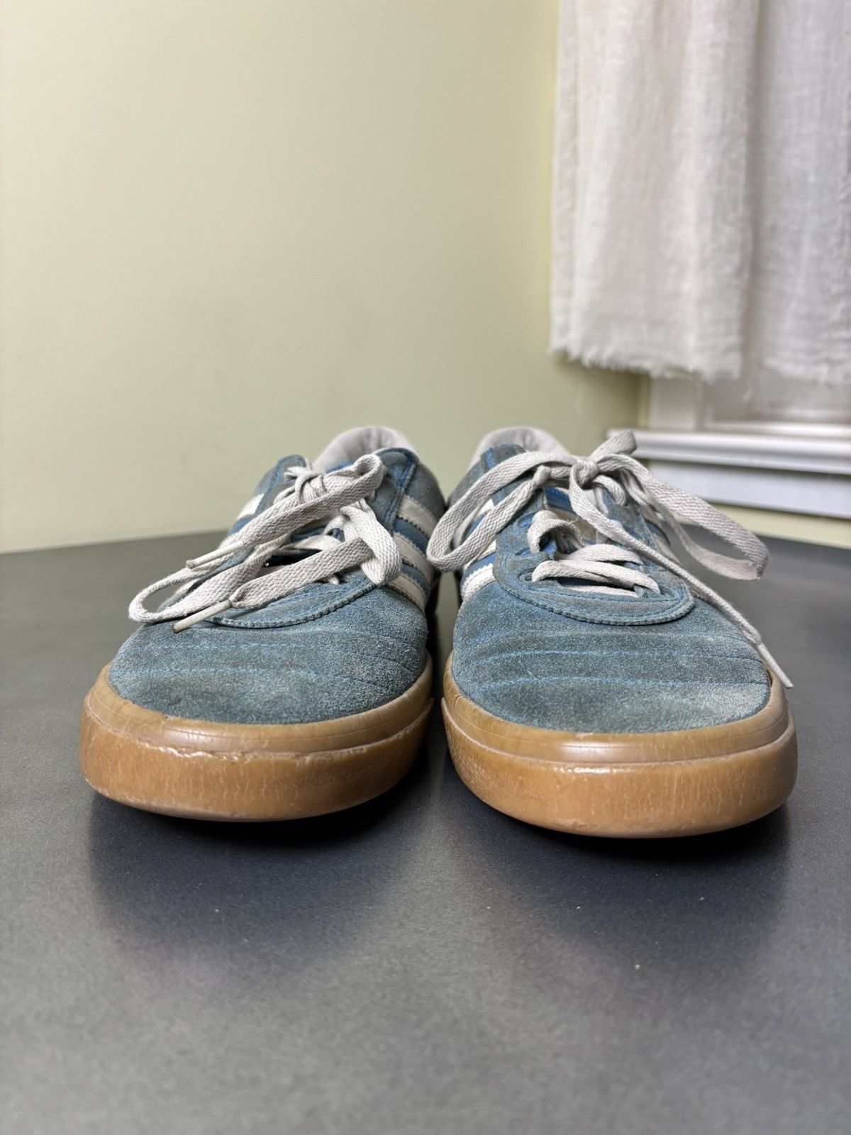 Adidas × Vintage Adidas Skateboarding Busenitz Vulc Bluebird Gum Sole Suede Size US 10.5 / EU 43-44 - 6 Thumbnail