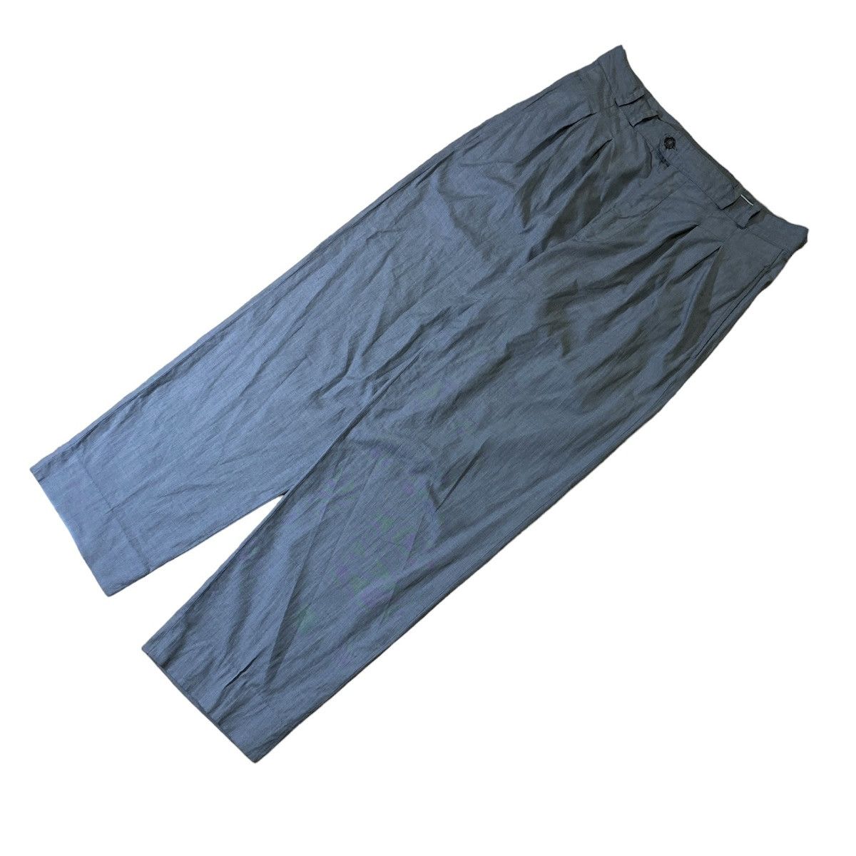 Designer × Vintage × Yves Saint Laurent Vintage 1980s Yves Saint Laurent Pleated Pants Size US 34 / EU 50 - 9 Thumbnail