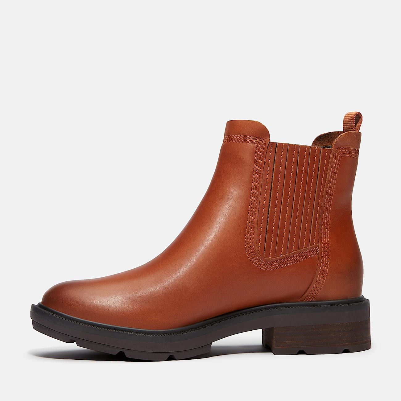 Timberland TIMBERLAND WOMEN'S 5.5 BRIMFIELD MID CHELSEA BOOT BROWN LTR Size US 5.5 / IT 35.5 - 6 Thumbnail