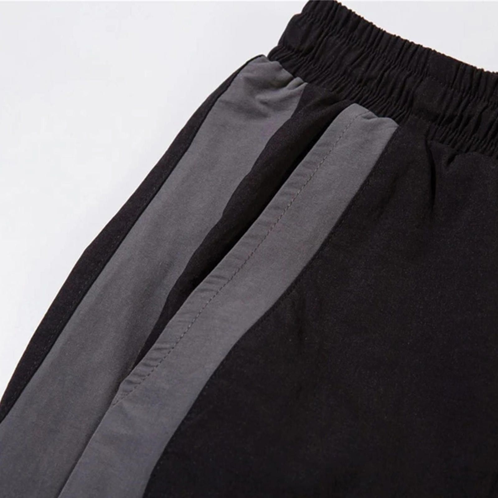 Japanese Brand Black and Gray Baggy Casual Pants, Relaxed Fit Trousers Size US 32 / EU 48 - 7 Thumbnail