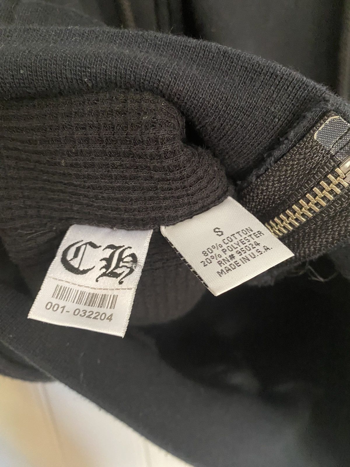 Chrome Hearts Flawless Chrome Hearts Vintage Thermal Scroll Zip Hoodie Size US S / EU 44-46 / 1 - 5 Thumbnail