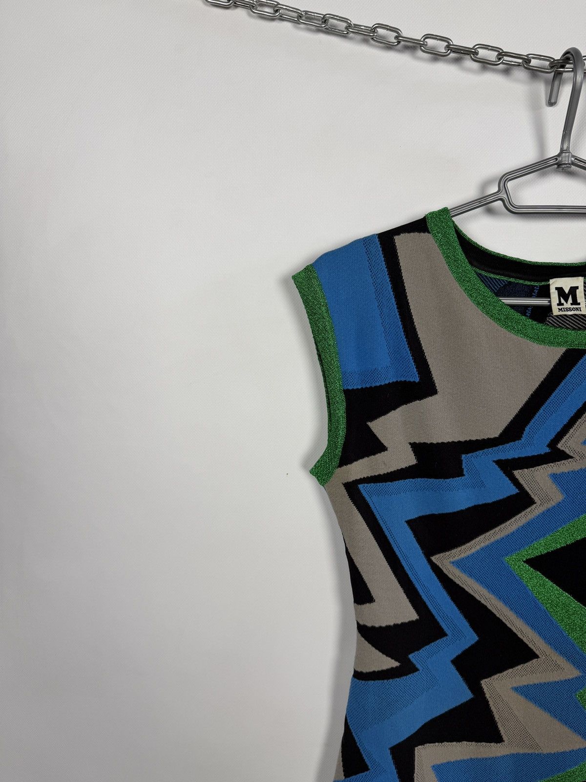 Missoni Missoni Sleeveless Zigzag Bodycon Dress Multicolor Size 38 Size XS / US 0-2 / IT 36-38 - 3 Thumbnail