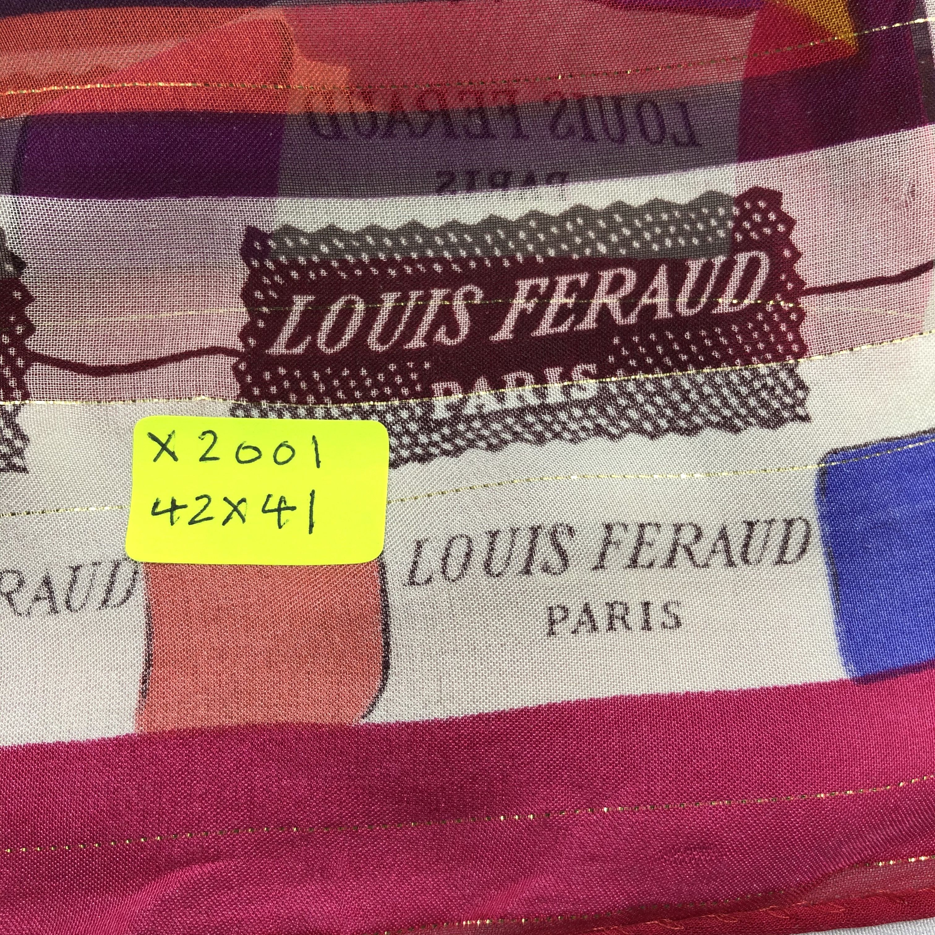 Louis Feraud Vintage Louis Feraud Silk Scarf Size ONE SIZE - 6 Thumbnail