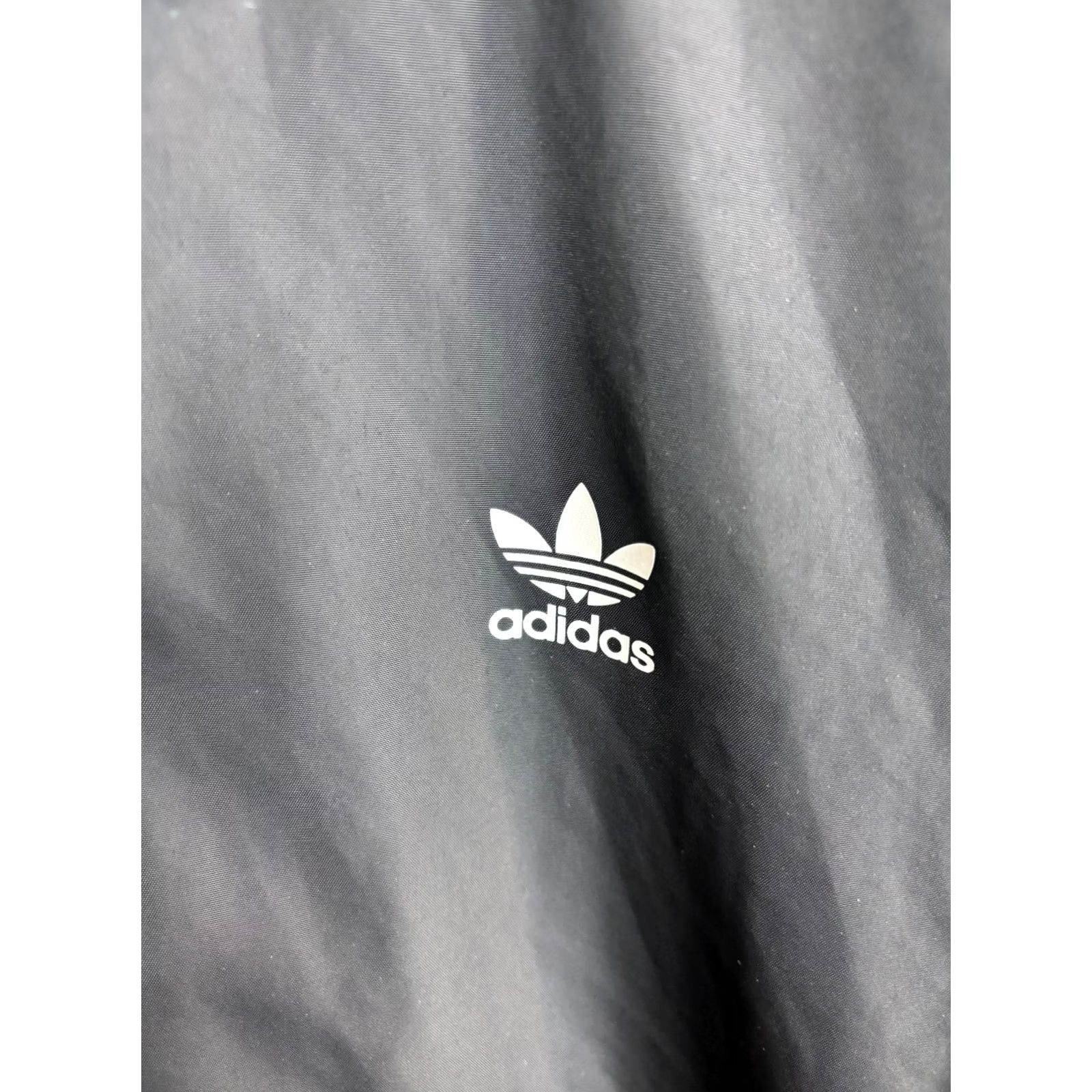 Adidas Adidas Jacket Mens Small Snap On Windbreaker 3 Stripe Running Windbreaker Jacket Size US S / EU 44-46 / 1 - 4 Thumbnail