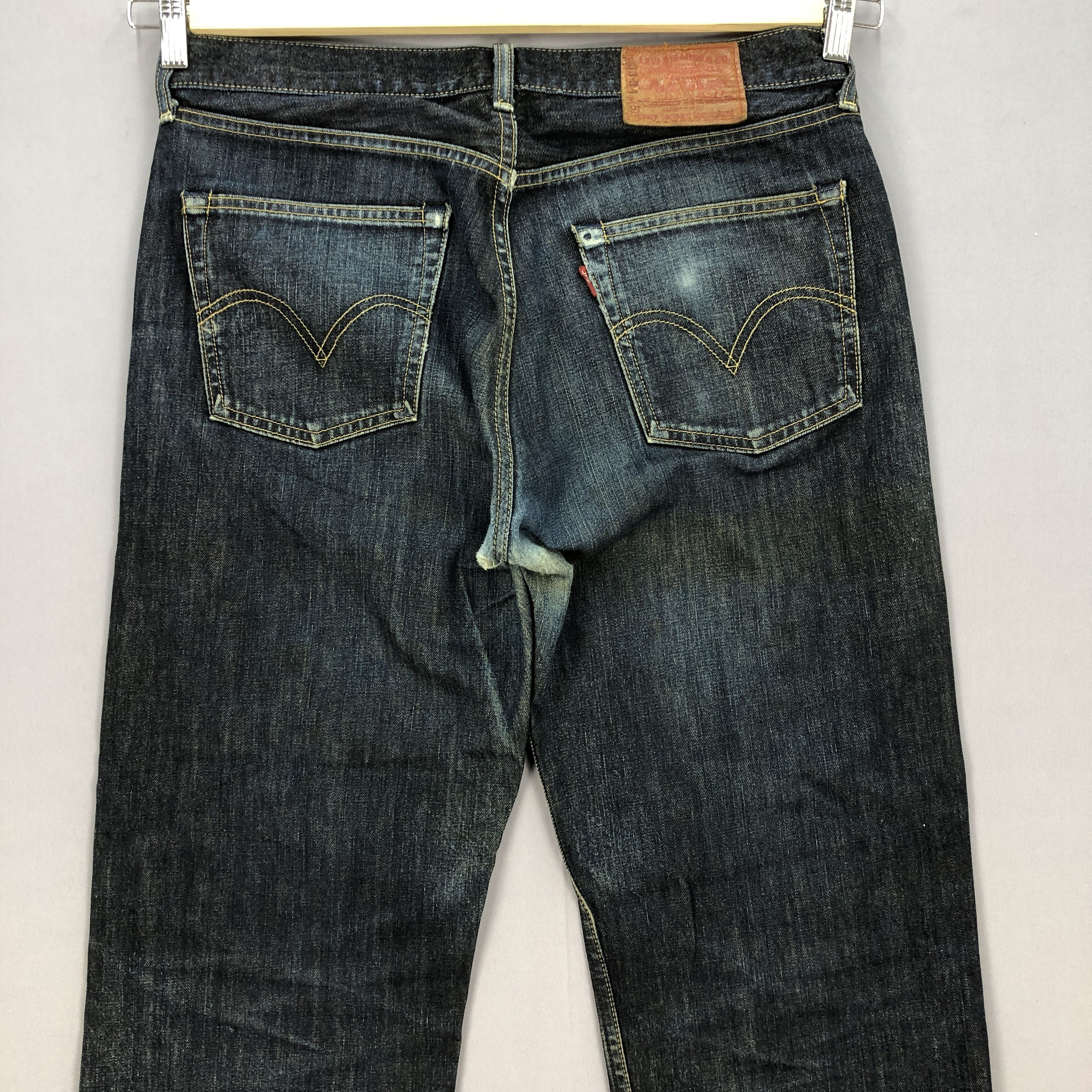 Levi's Vintage Levis 503 Distressed Jeans Levi's Stonewash Denim Size US 32 / EU 48 - 4 Thumbnail