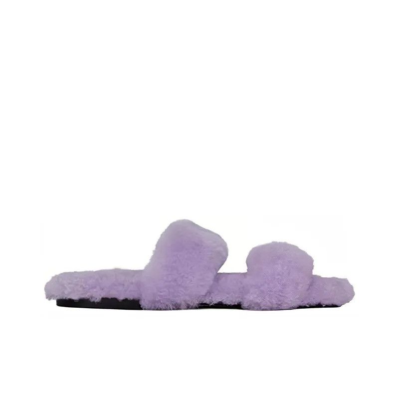 Saint Laurent Paris o1s1wg111224 Bleach Mules in Goat Leather in Lilac Size US 12 / EU 45 - 1 Thumbnail