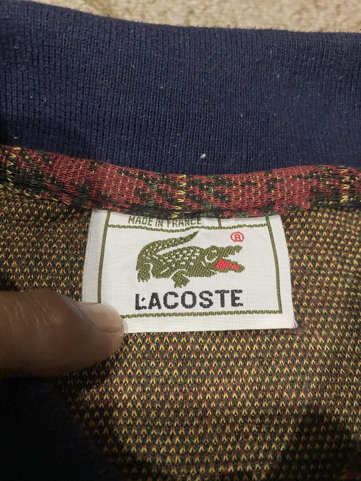Lacoste × Vintage Vtg lacoste polo shirt Size US M / EU 48-50 / 2 - 4 Thumbnail