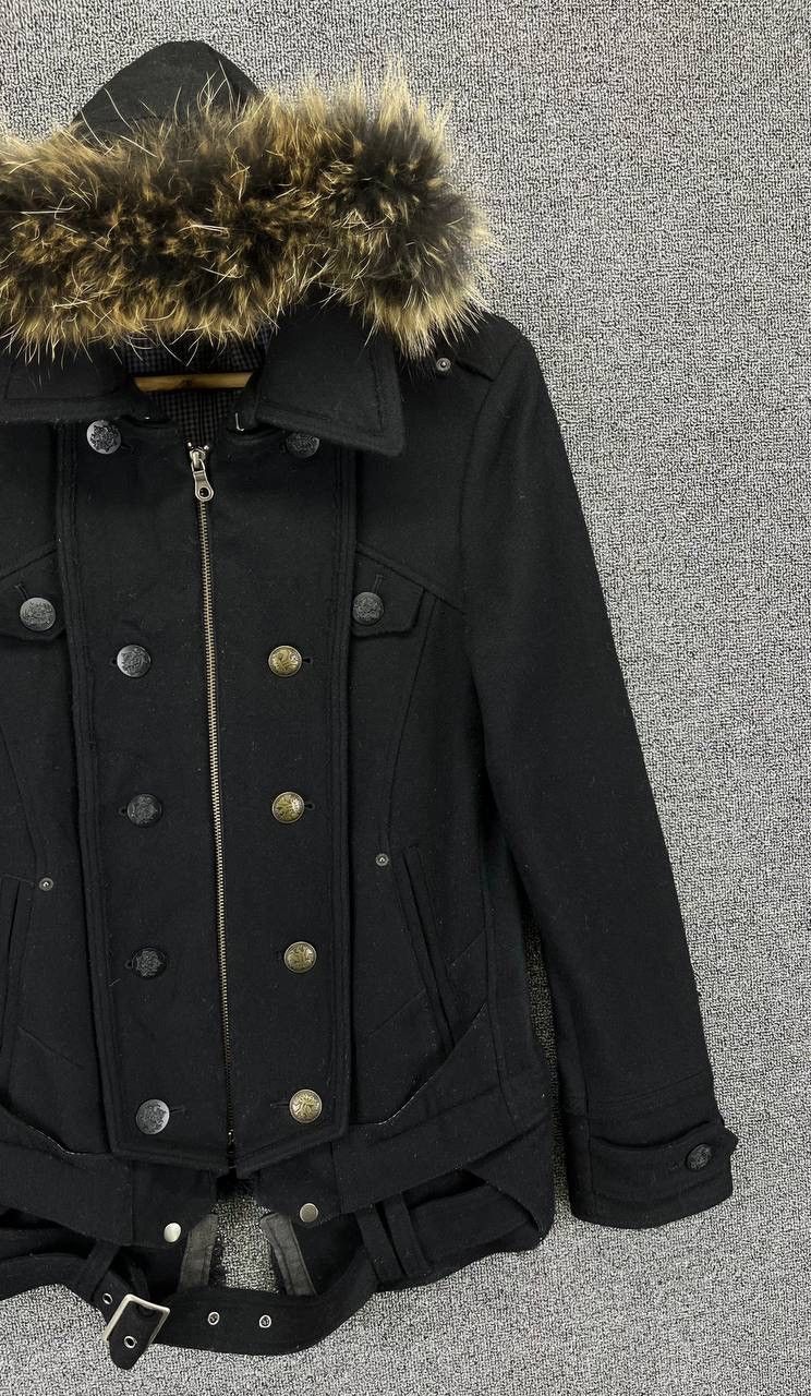 PPFM Vintage PPFM Fur Hoodie Punk Style Wool Jacket Size US S / EU 44-46 / 1 - 4 Thumbnail