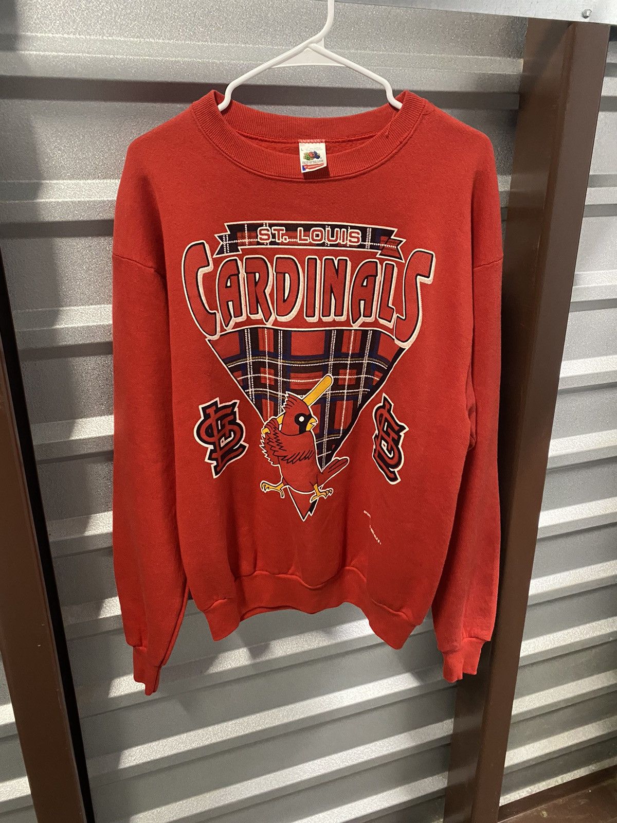 MLB × Vintage 1992 St. Louis Cardinals Sweatshirt Size US L / EU 52-54 / 3 - 1 Thumbnail