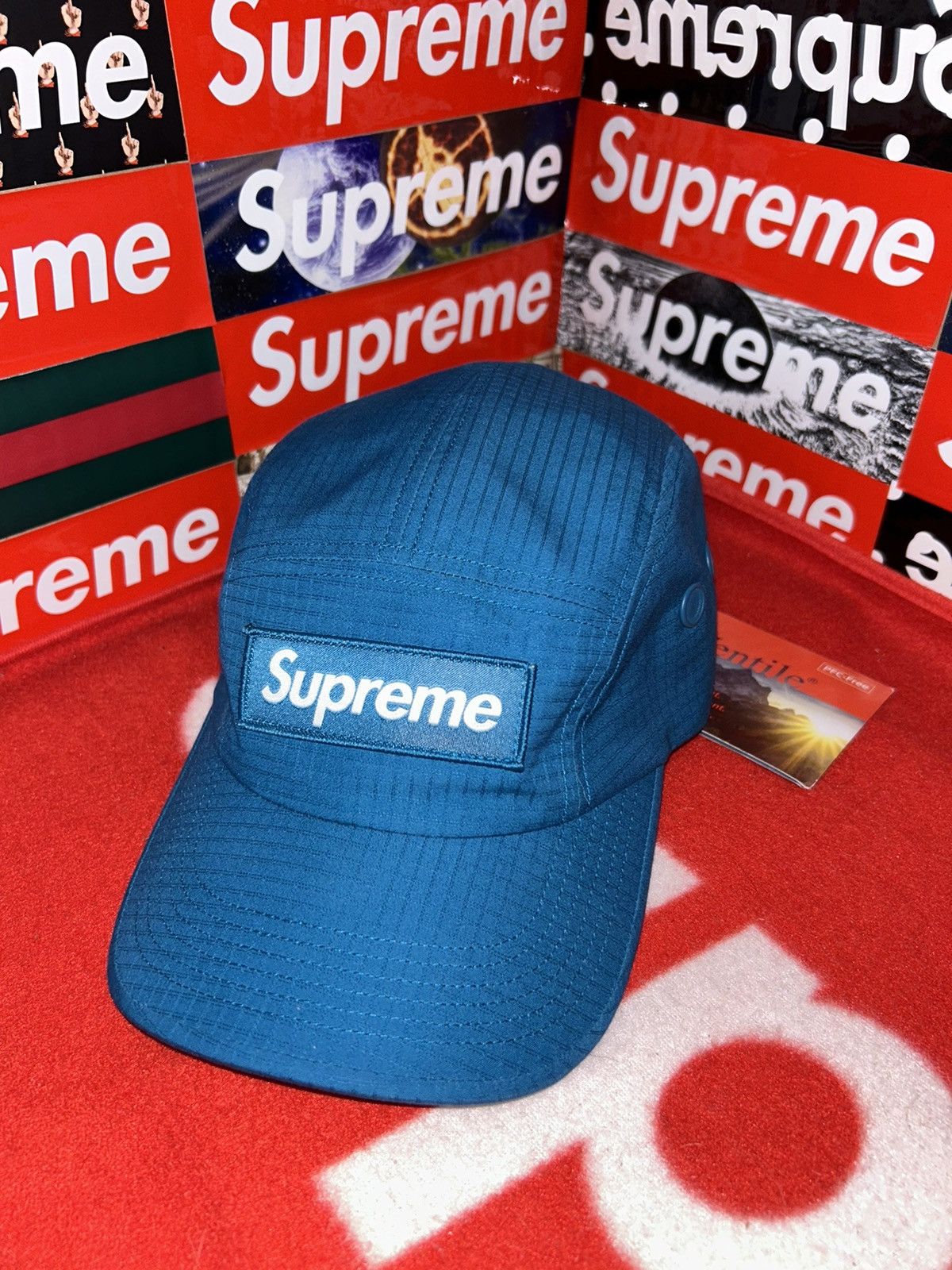 Supreme Supreme x Ventile Camp Cap Teal SS23 NEW WITH TAGS Size ONE SIZE - 2 Thumbnail