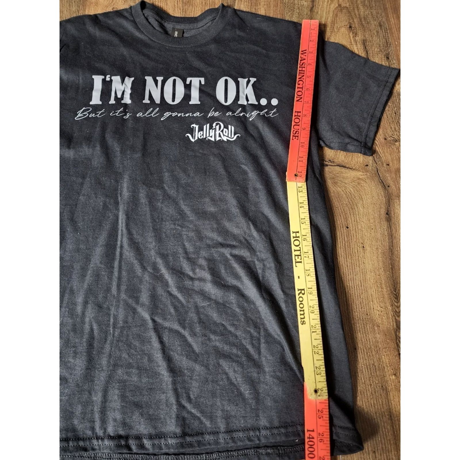 Gildan Mens M Gildan T-Shirt Black Short Sleeve Crew Neck Skull Double-Sided 100 Cotton Regular L M Size US M / EU 48-50 / 2 - 3 Thumbnail